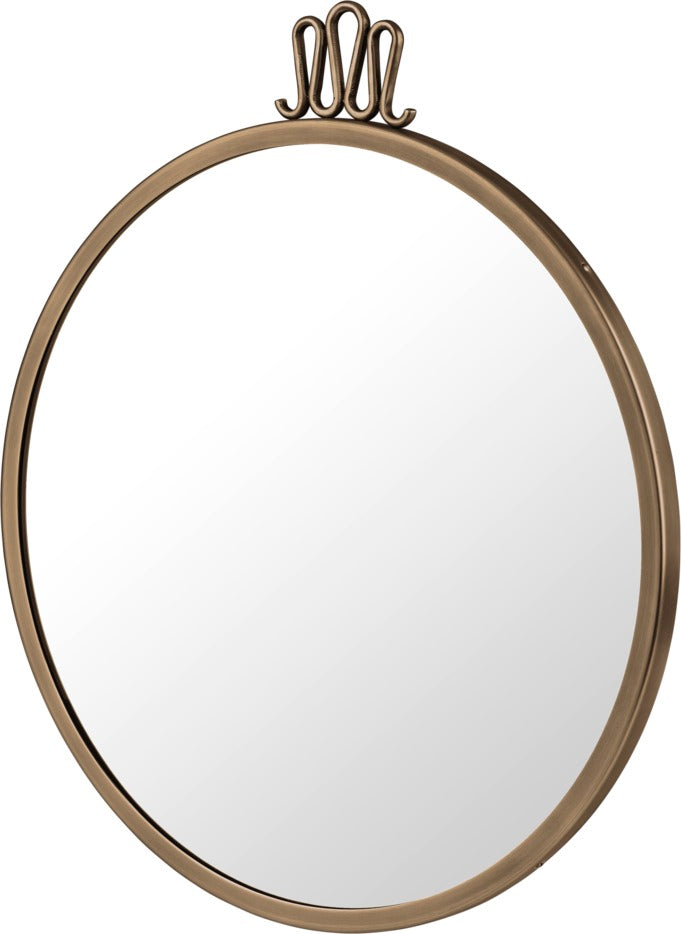 RANDACCIO mirror antique brass