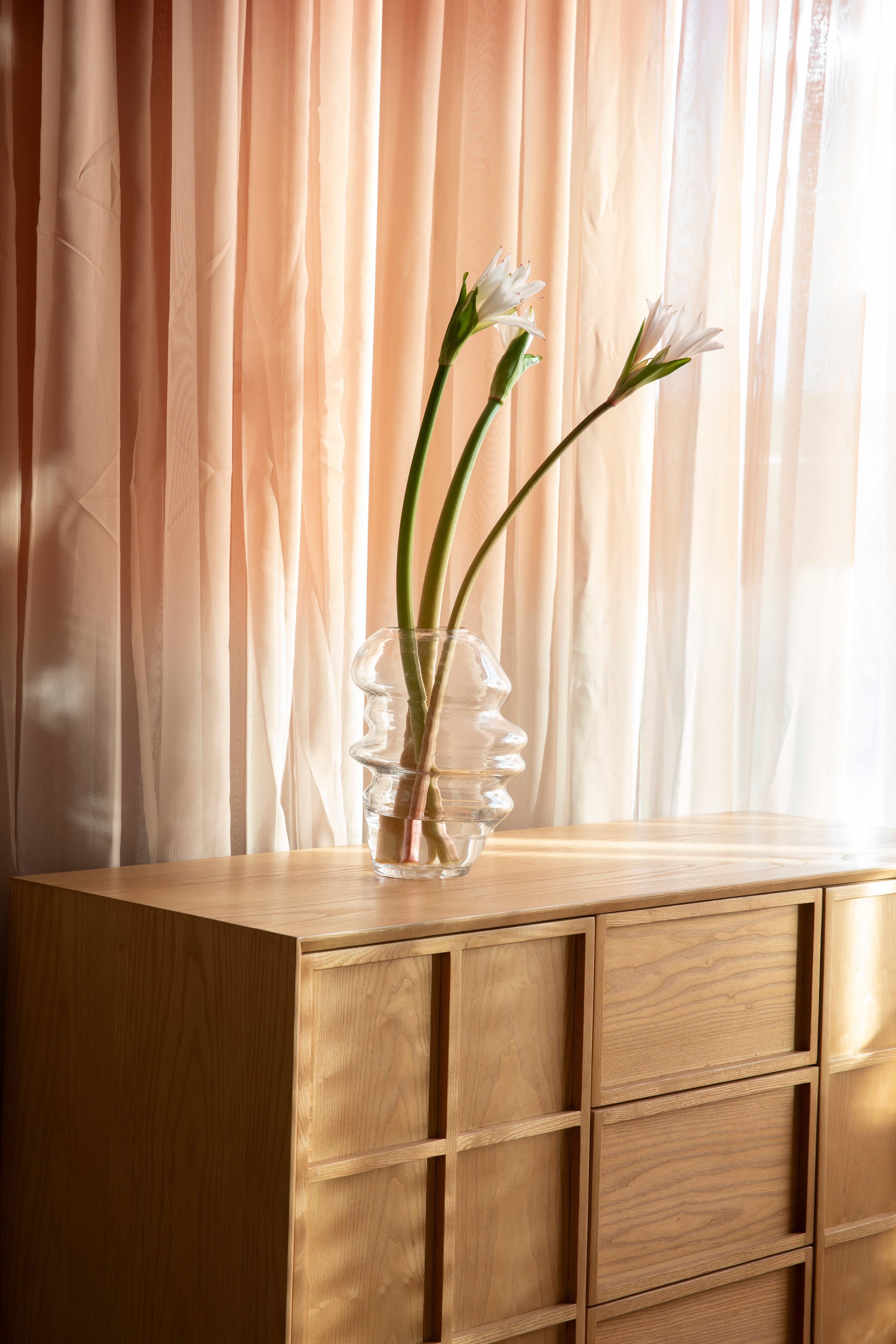 Komoda RASTER jaseňový dyha