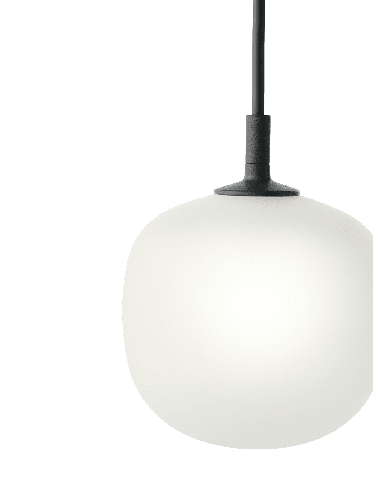 Závesná lampa RIME čierna