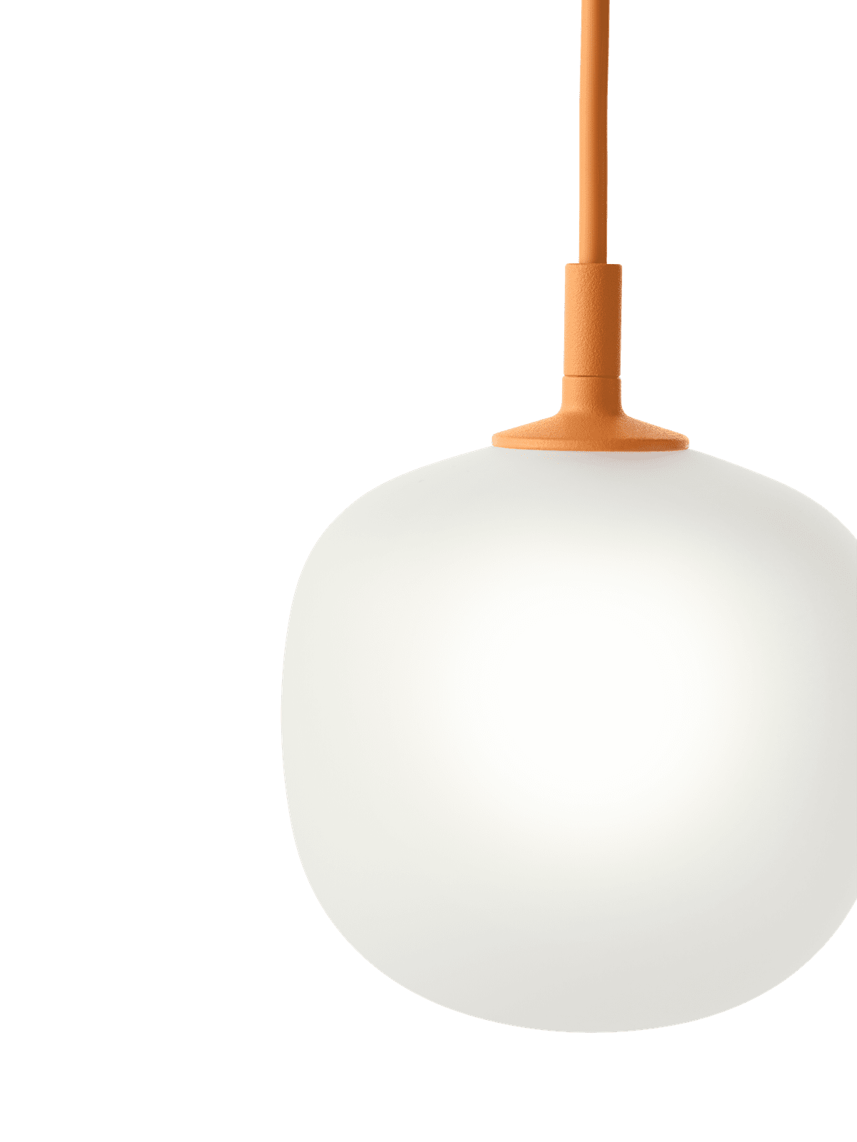 Závesná lampa RIME oranžová