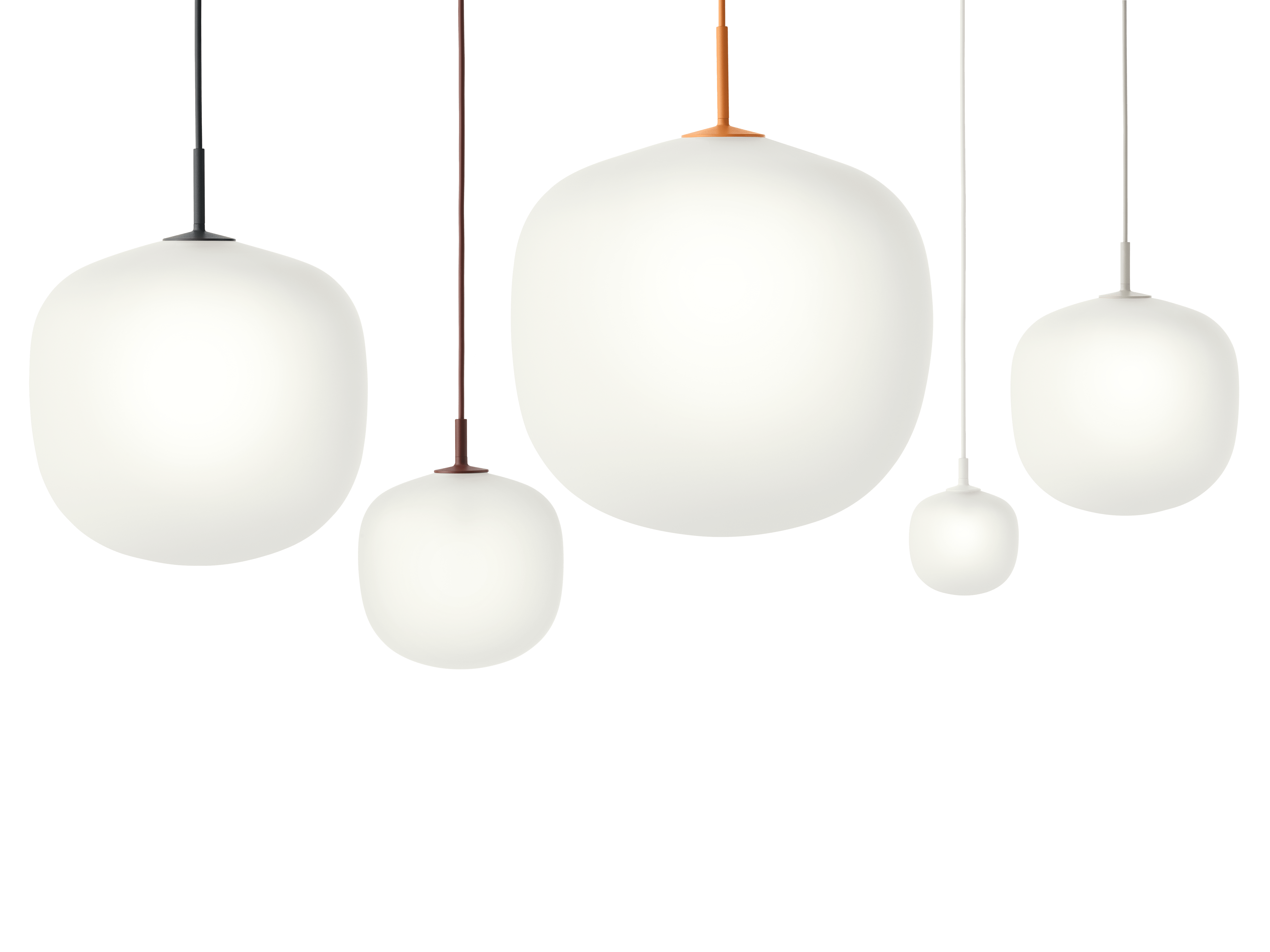 Závesná lampa RIME čierna