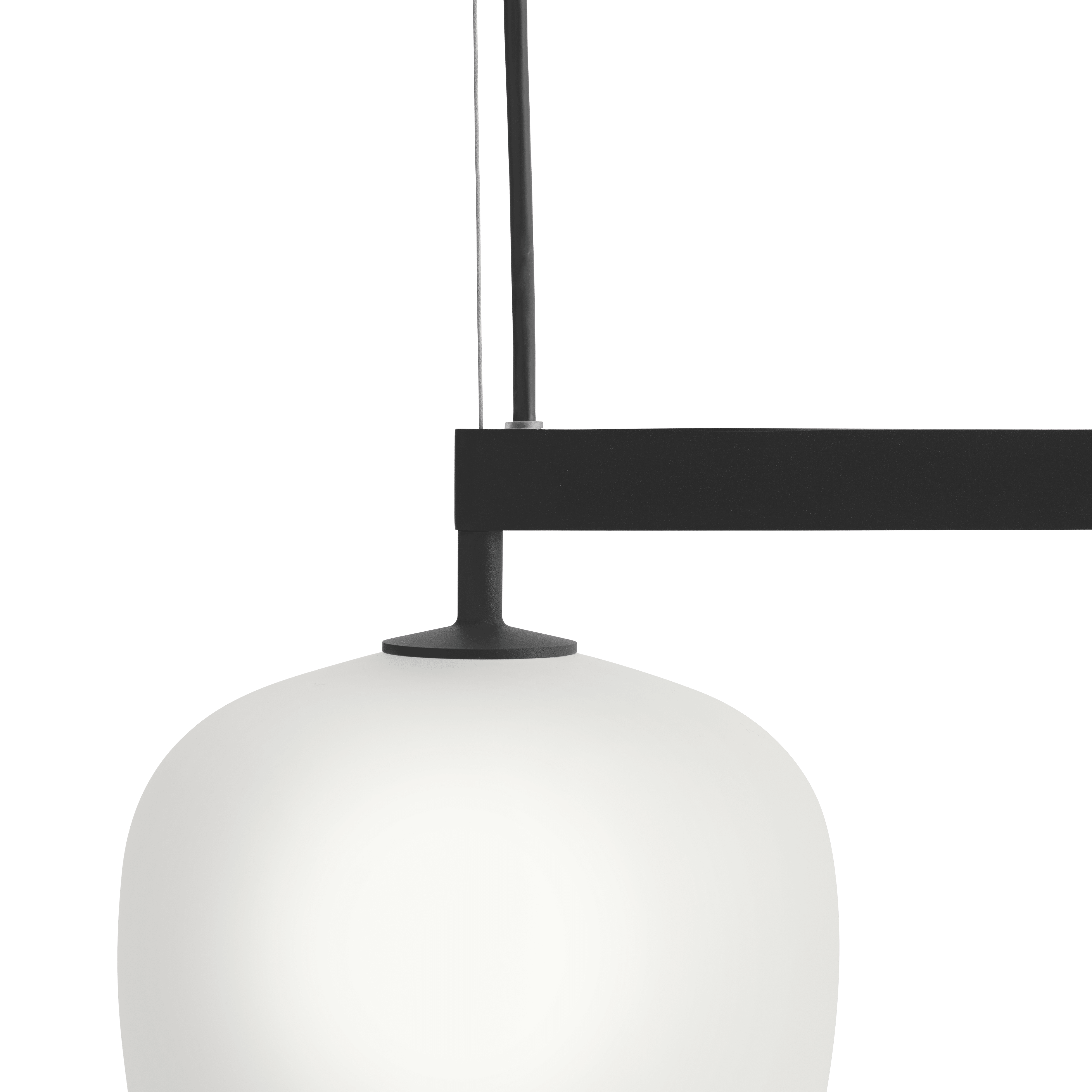 Závesná lampa RIME RAIL čierna