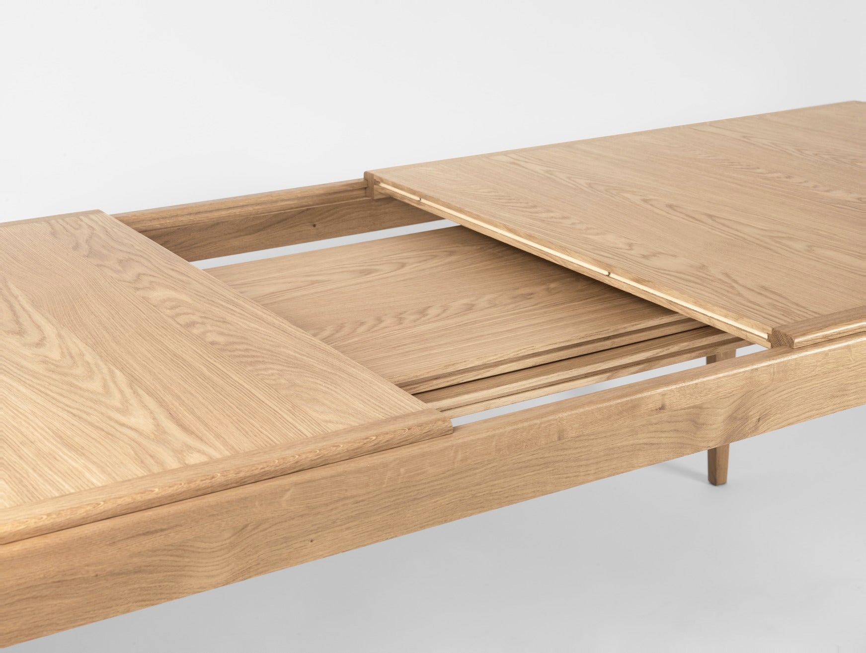 Extendable table S-TABLE oak wood