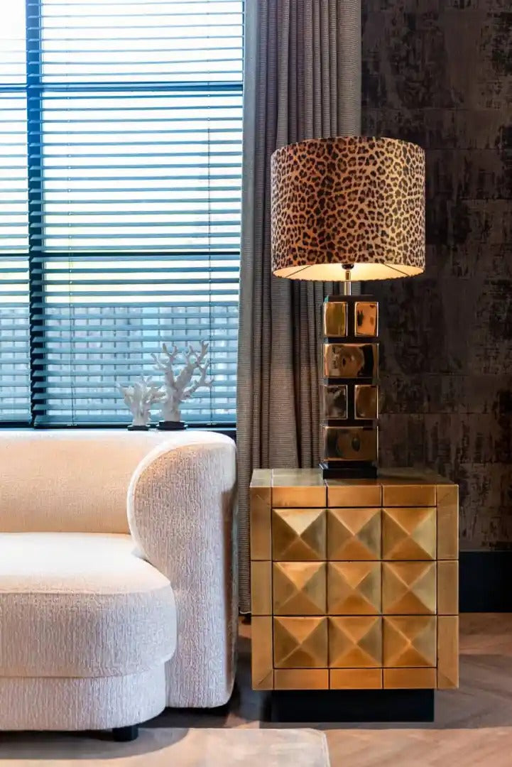 Nočná skrinka COLLADA zlatá