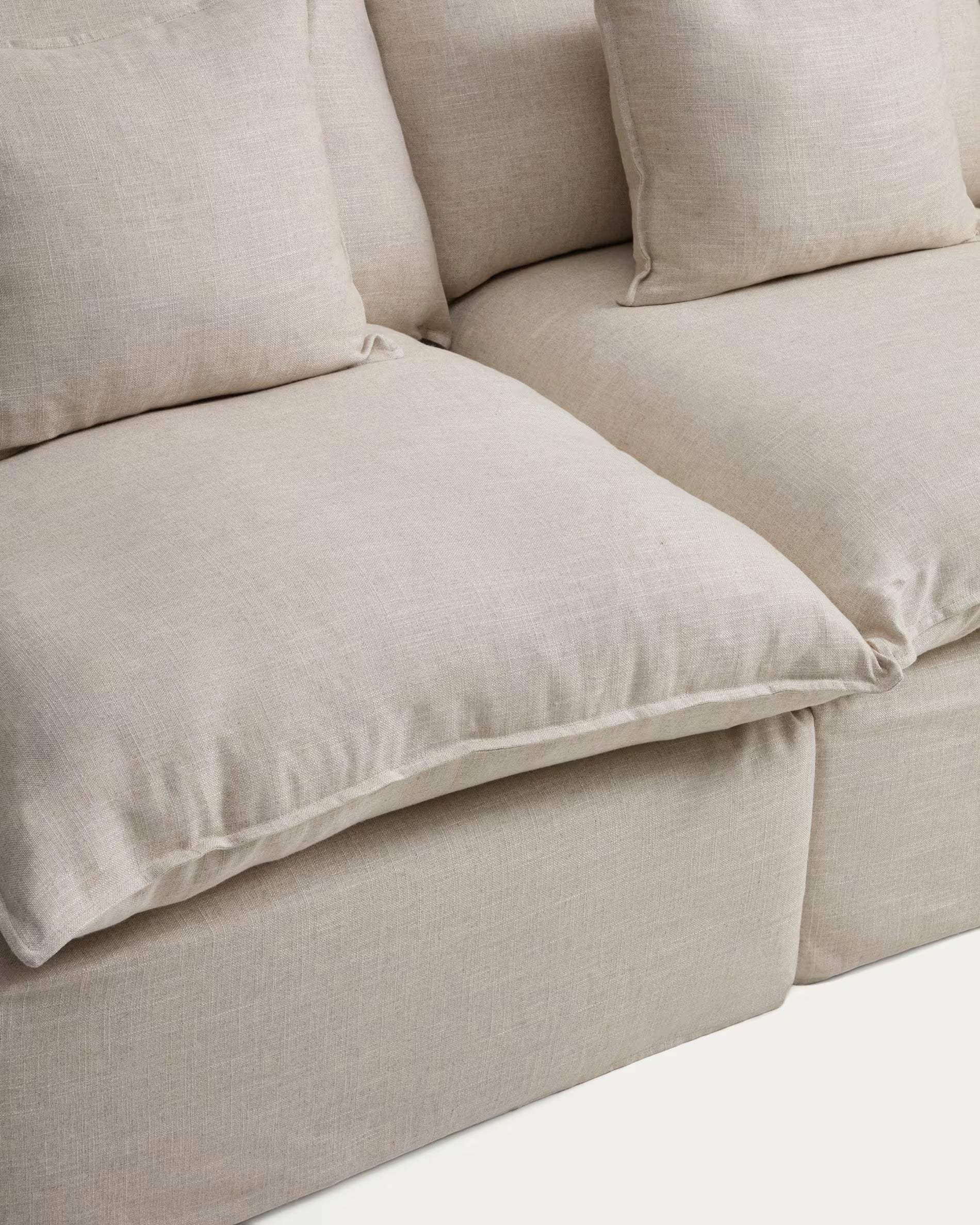 2-Seater Modular Sofa ANARELA Beige