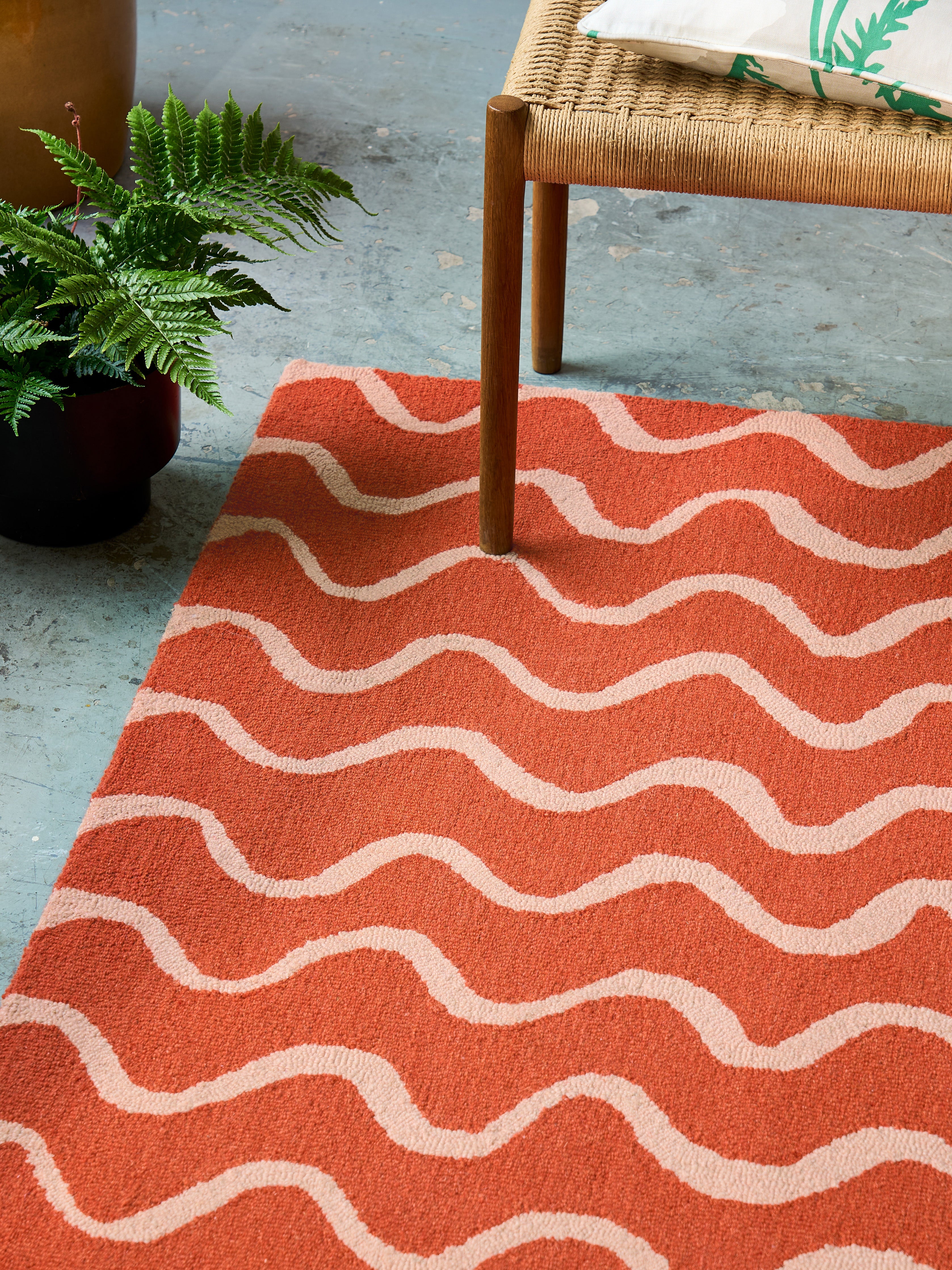 RIBBON Coral Rug