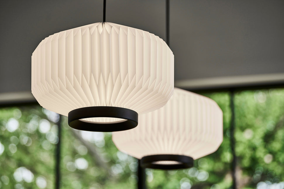 Závesná lampa MODEL 186 SHIBUI biela