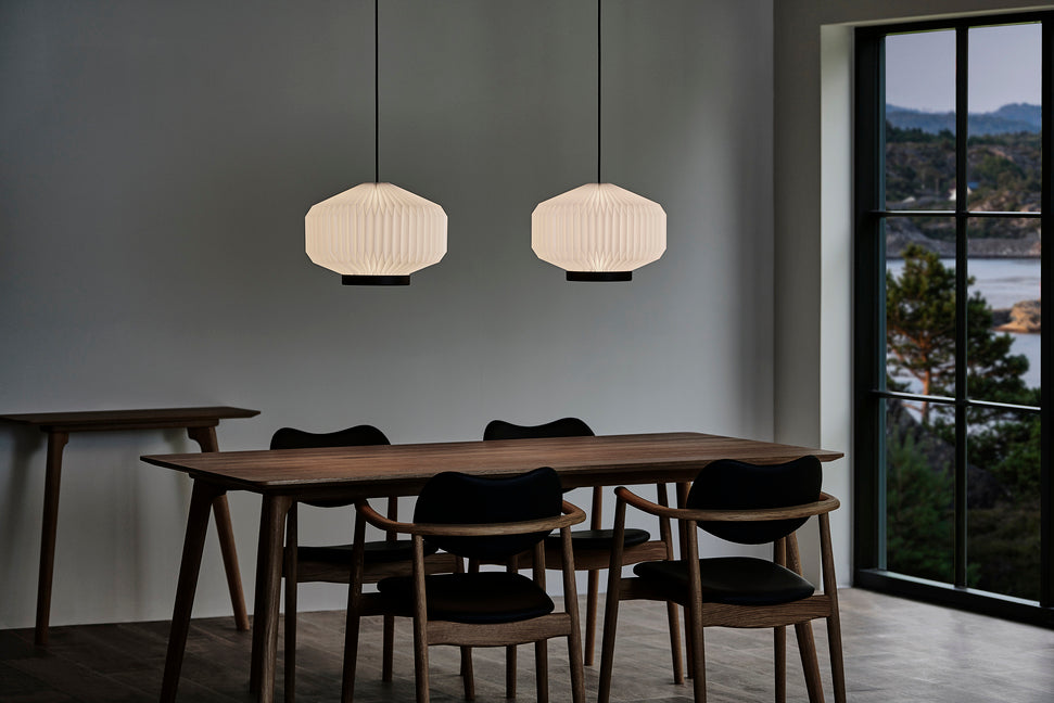 Závesná lampa MODEL 186 SHIBUI biela