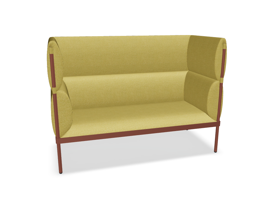 2-person high-person upholstered sofa