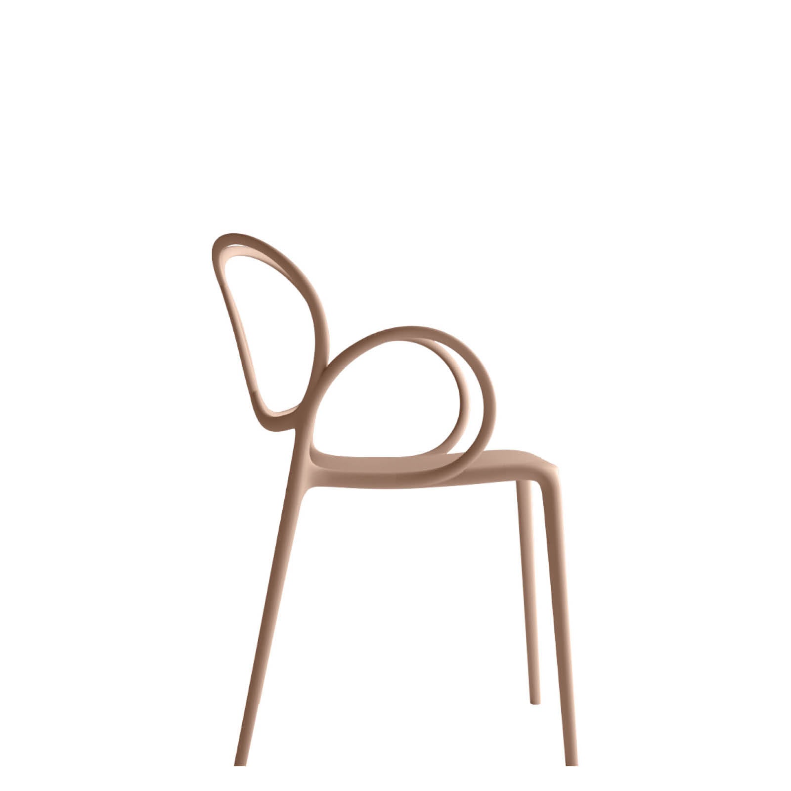 Chair with armrests pink sissi