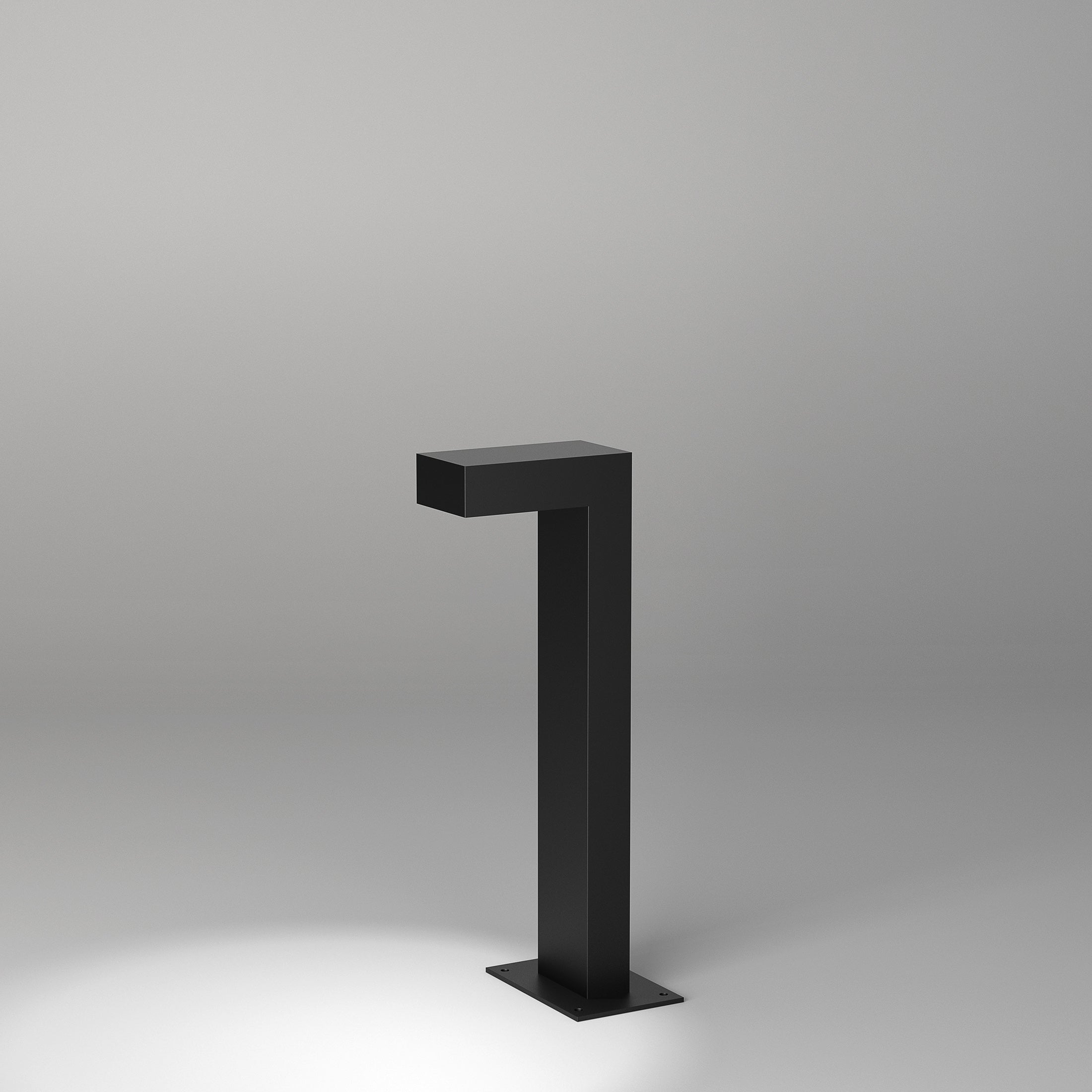 Lampa podłogowa zewnętrzna SLUP czarny