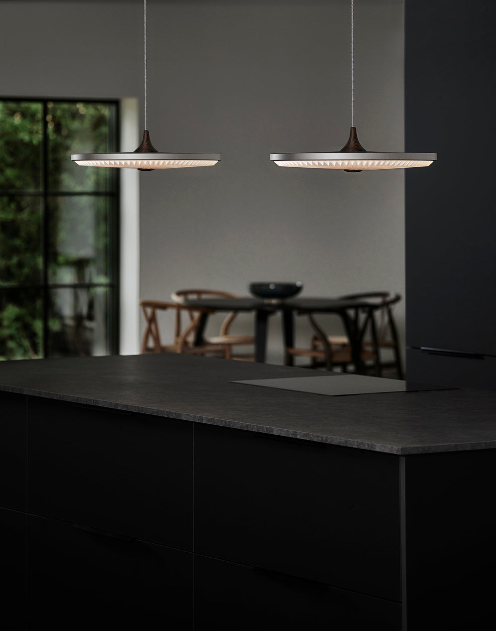 Závesná lampa MODEL 198 SOLEIL údený dub