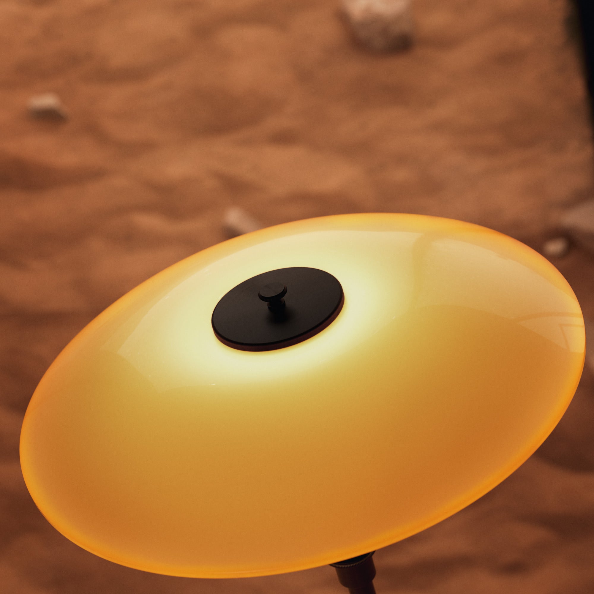 Podlahová lampa PH 3½-2½ jantárová