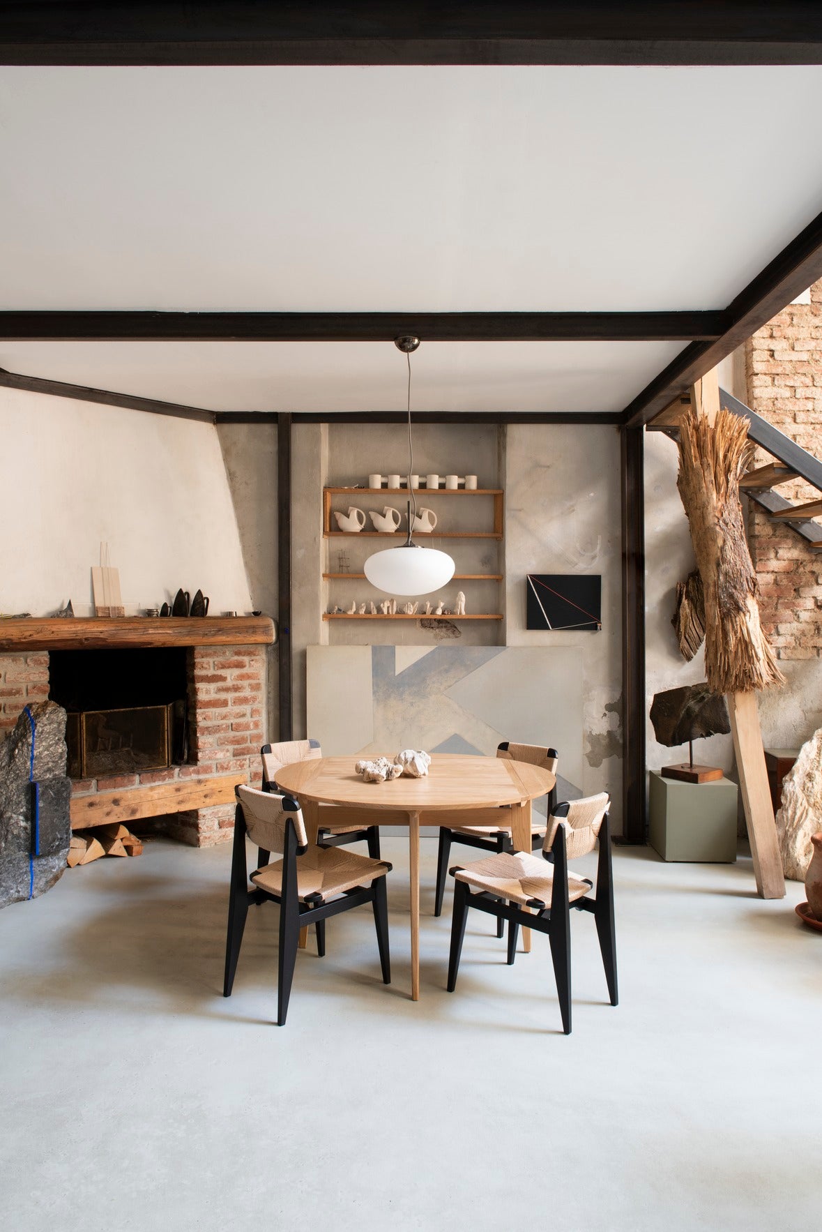 Závesná lampa STEMLITE krémová