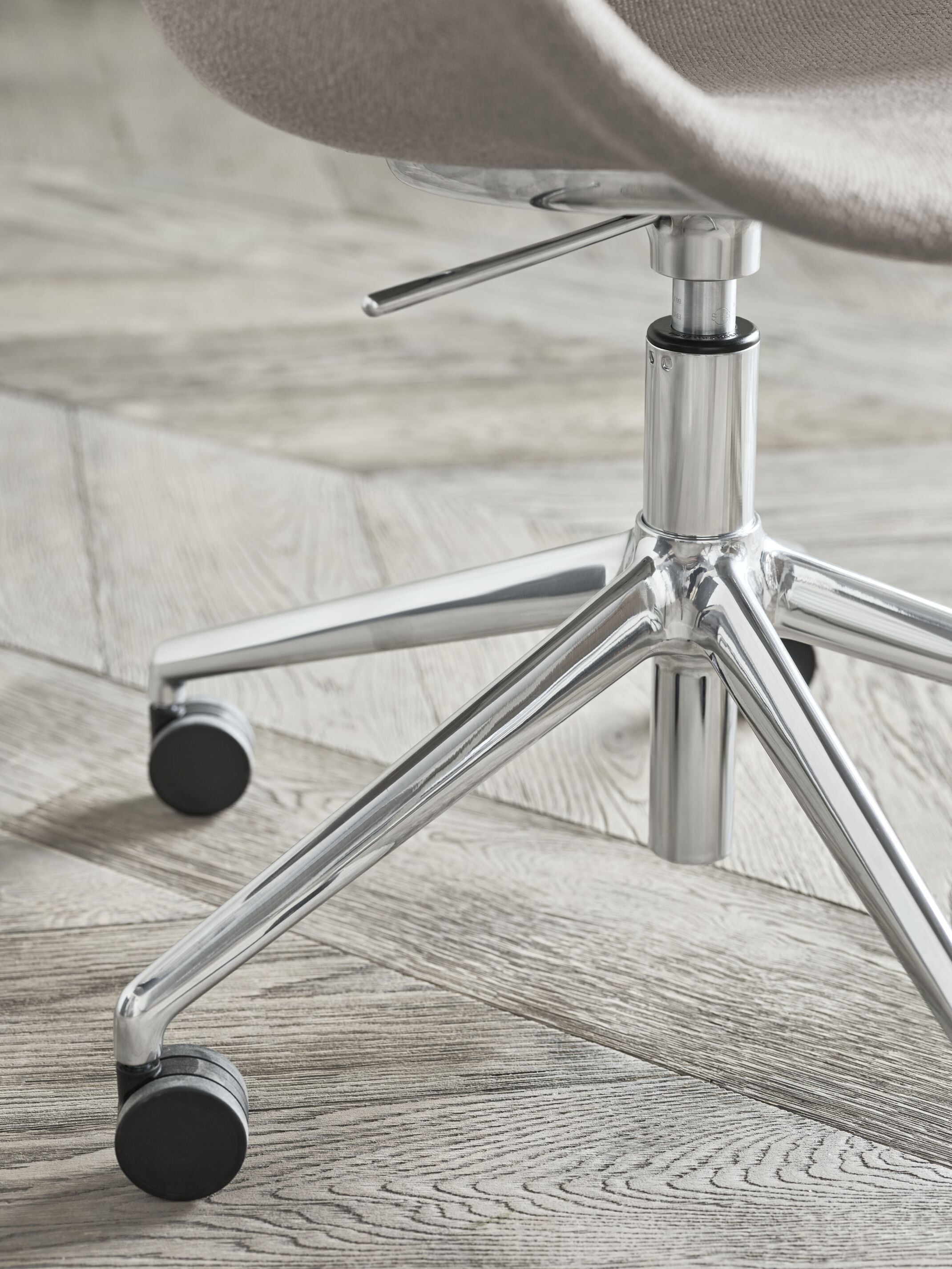 Kancelárske kreslo SEED šedé so šedým podstavcom