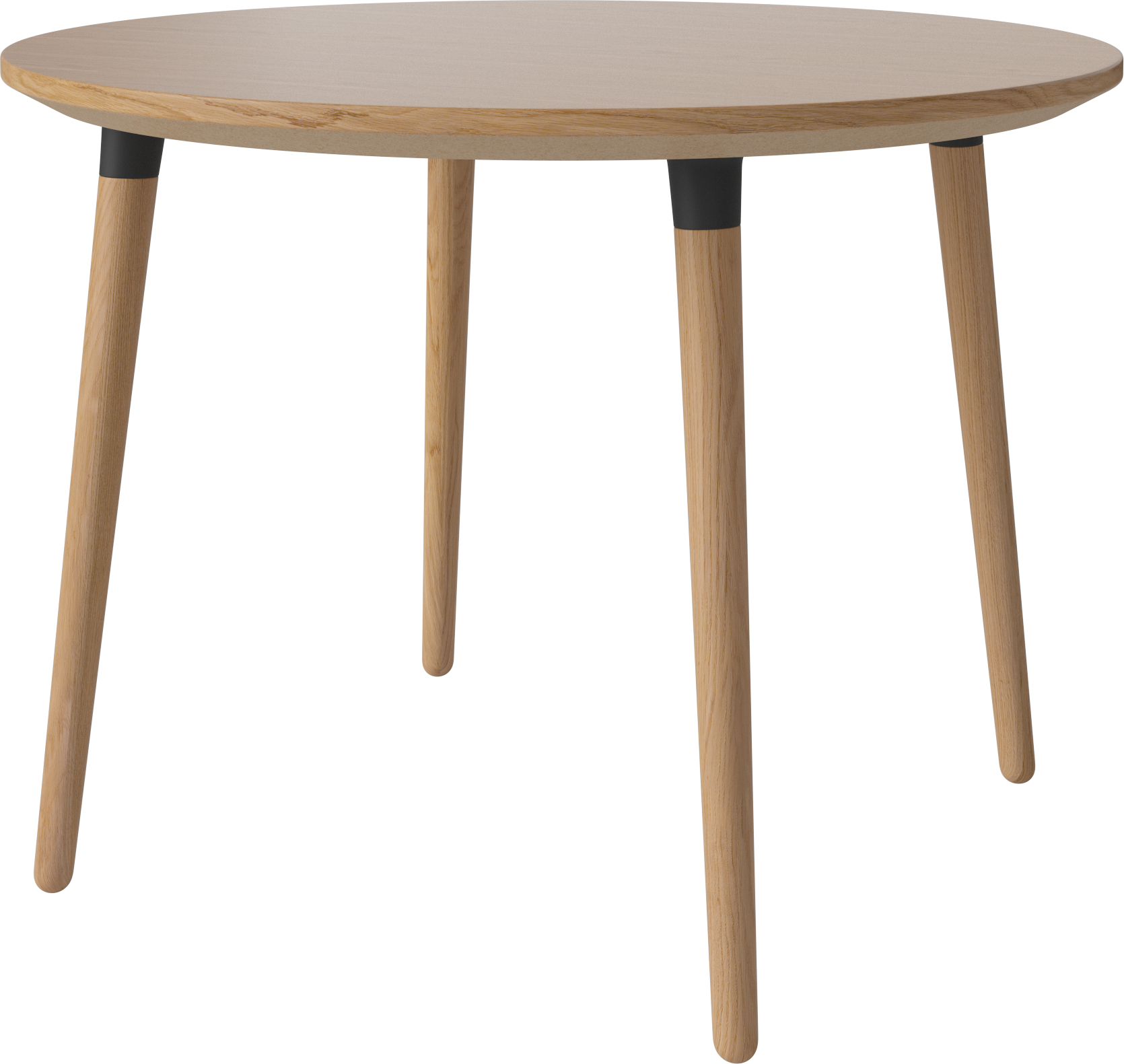 Okrúhly stôl SEED dýha z duba