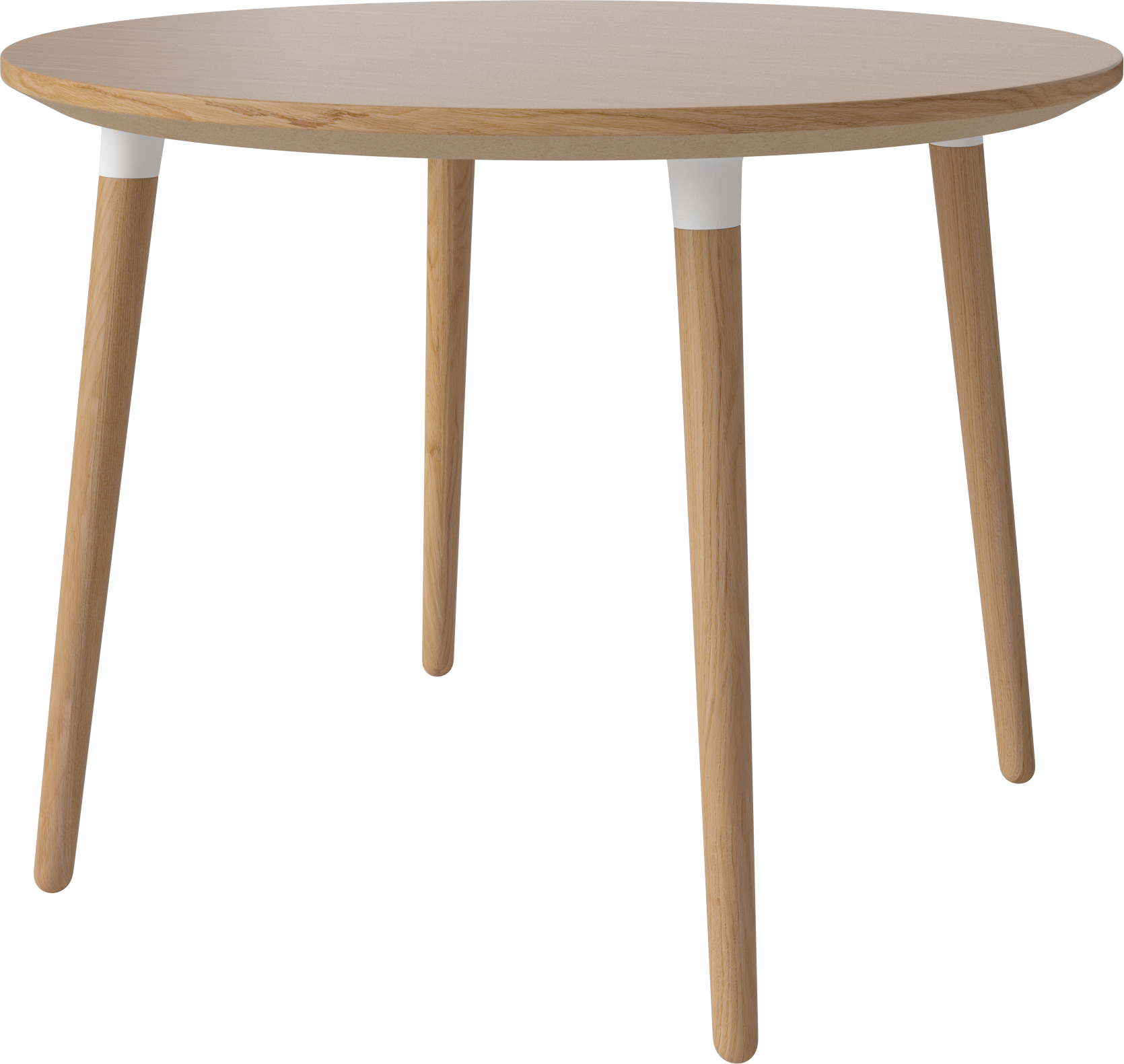 Okrúhly stôl SEED dýha z duba