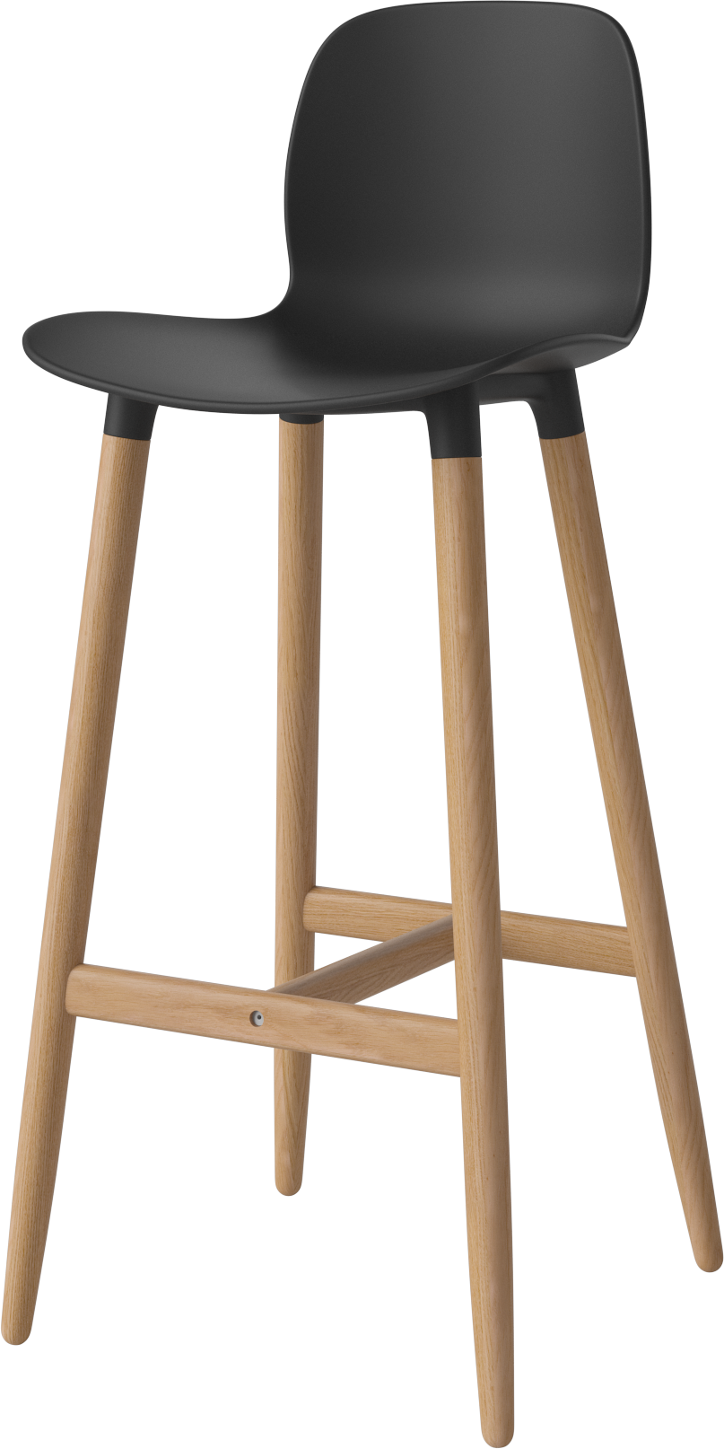 Hoker SEED čierny s dubovou základňou