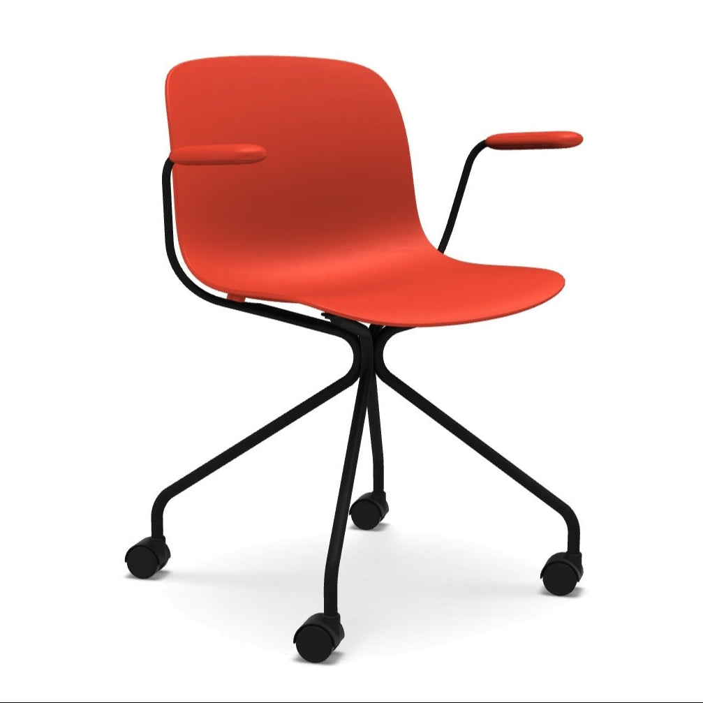 Kancelárske kreslo TROY červené