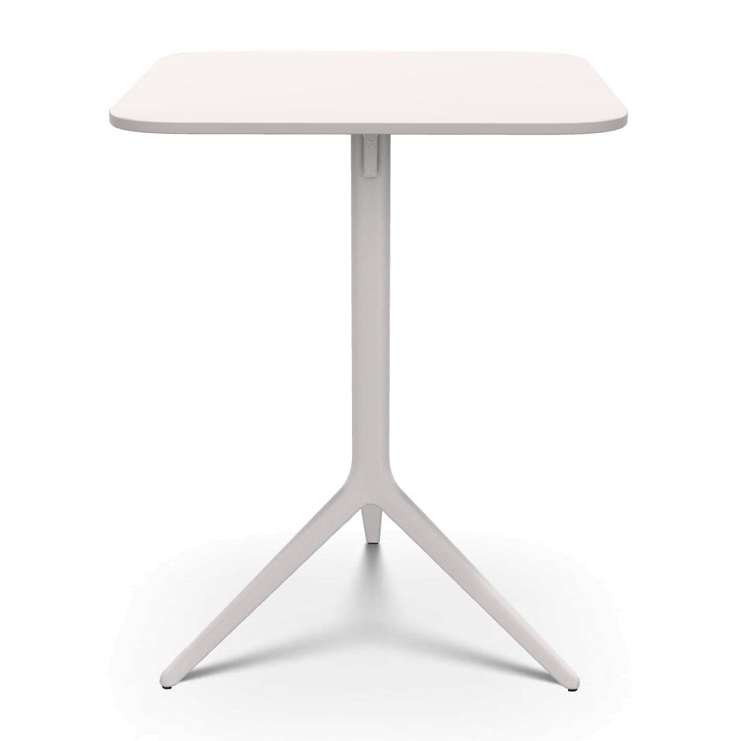 Round outdoor table CENTRAL white