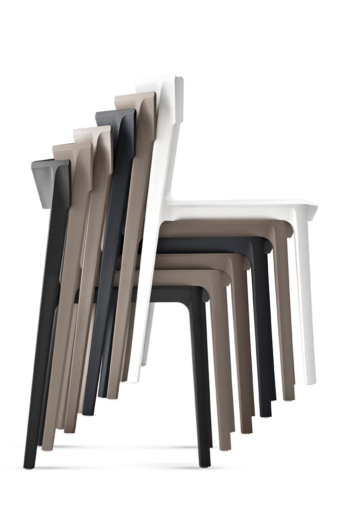 Stolička SKIN biela