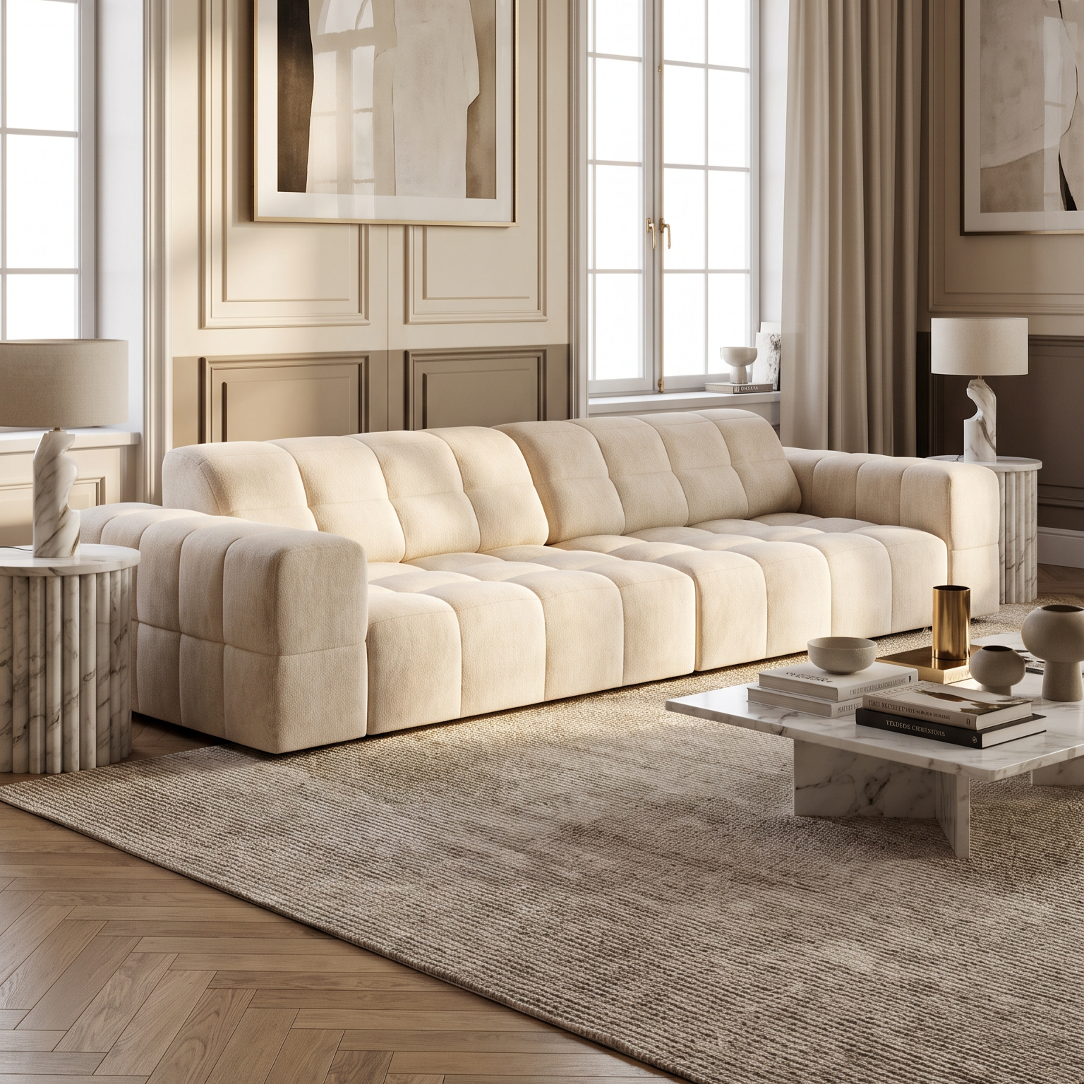 Sofa 4-osobová JENNIFER granátový szenil