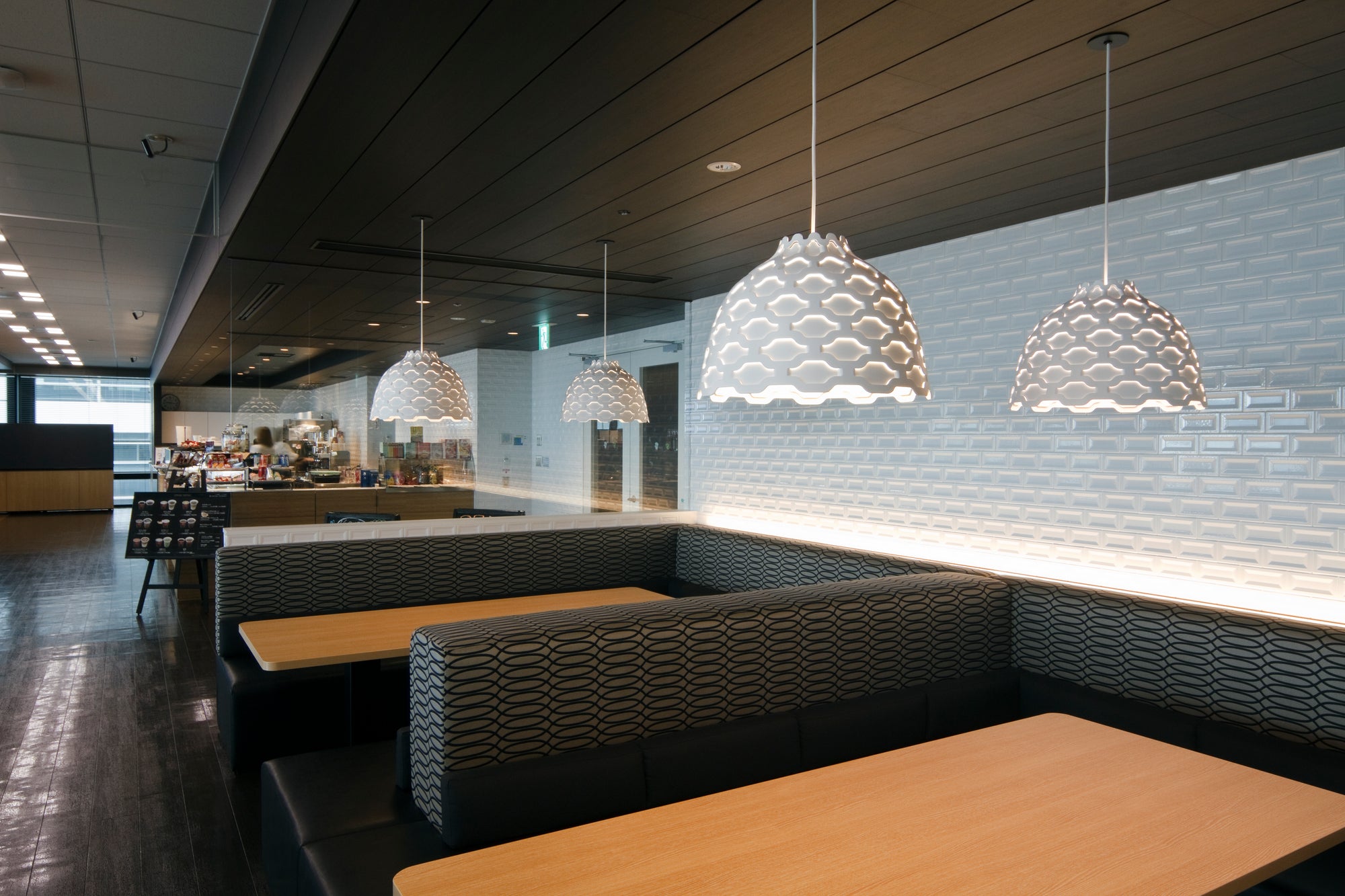 LC SHUTTERS white pendant lamp