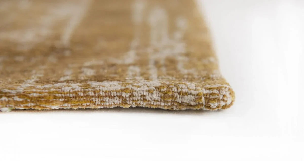 Medallon Spring Moss rug yellow