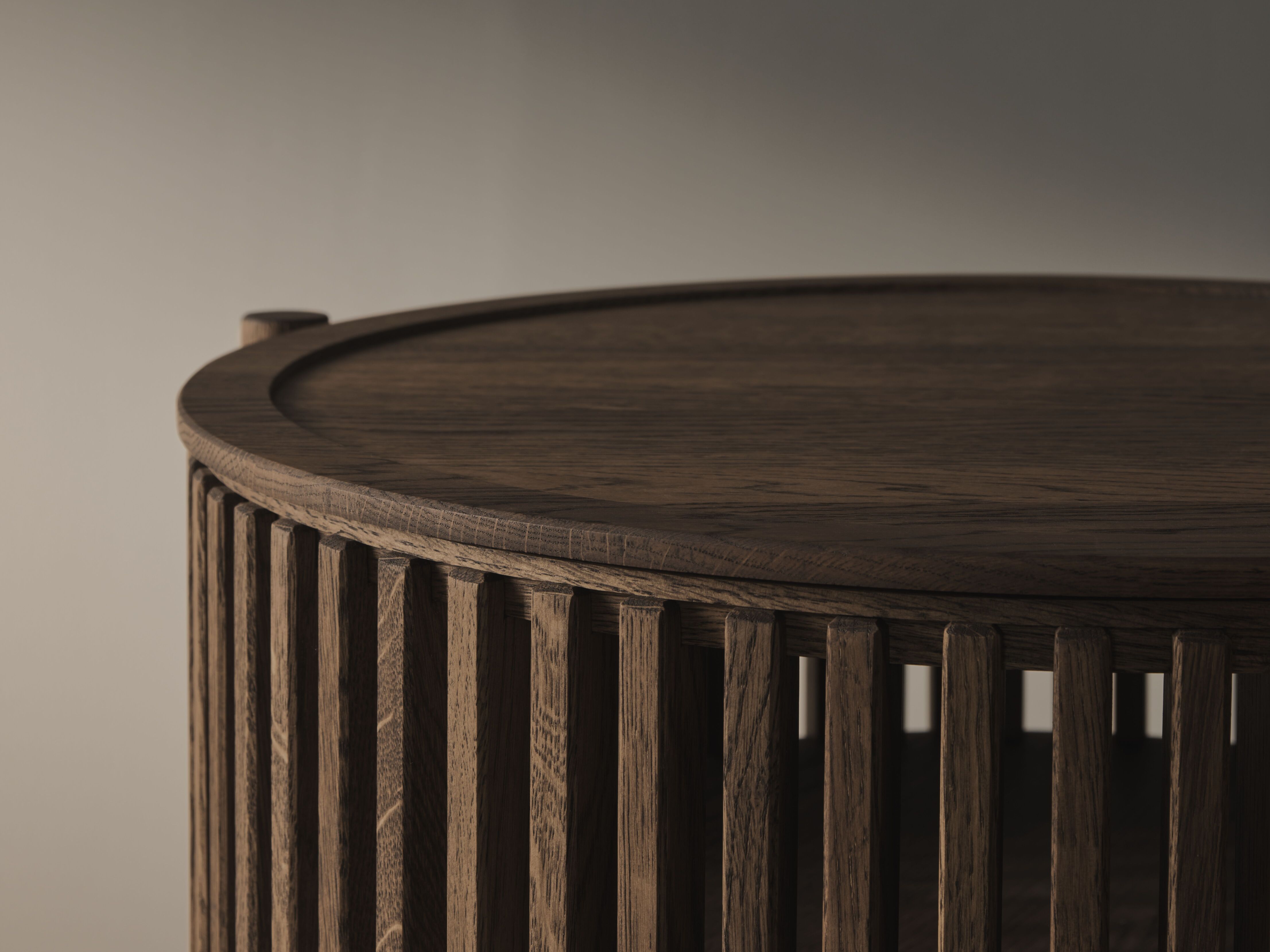 Kávový stolík STORY tmavé dubové drevo