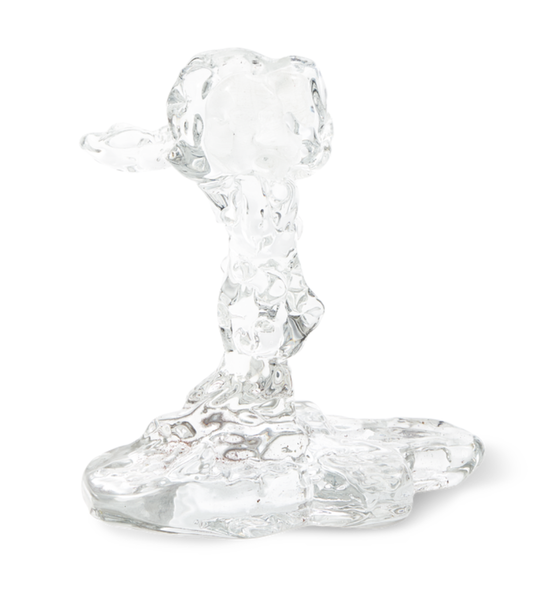 Svietnik GLASS DRIP priehľadný