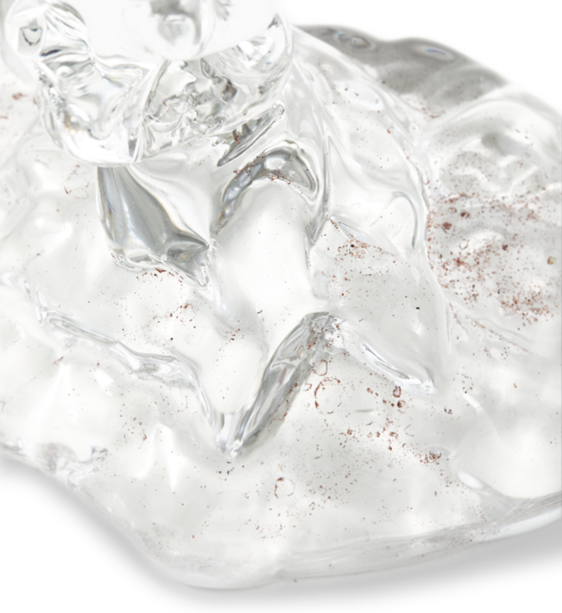 Svietnik GLASS DRIP priehľadný