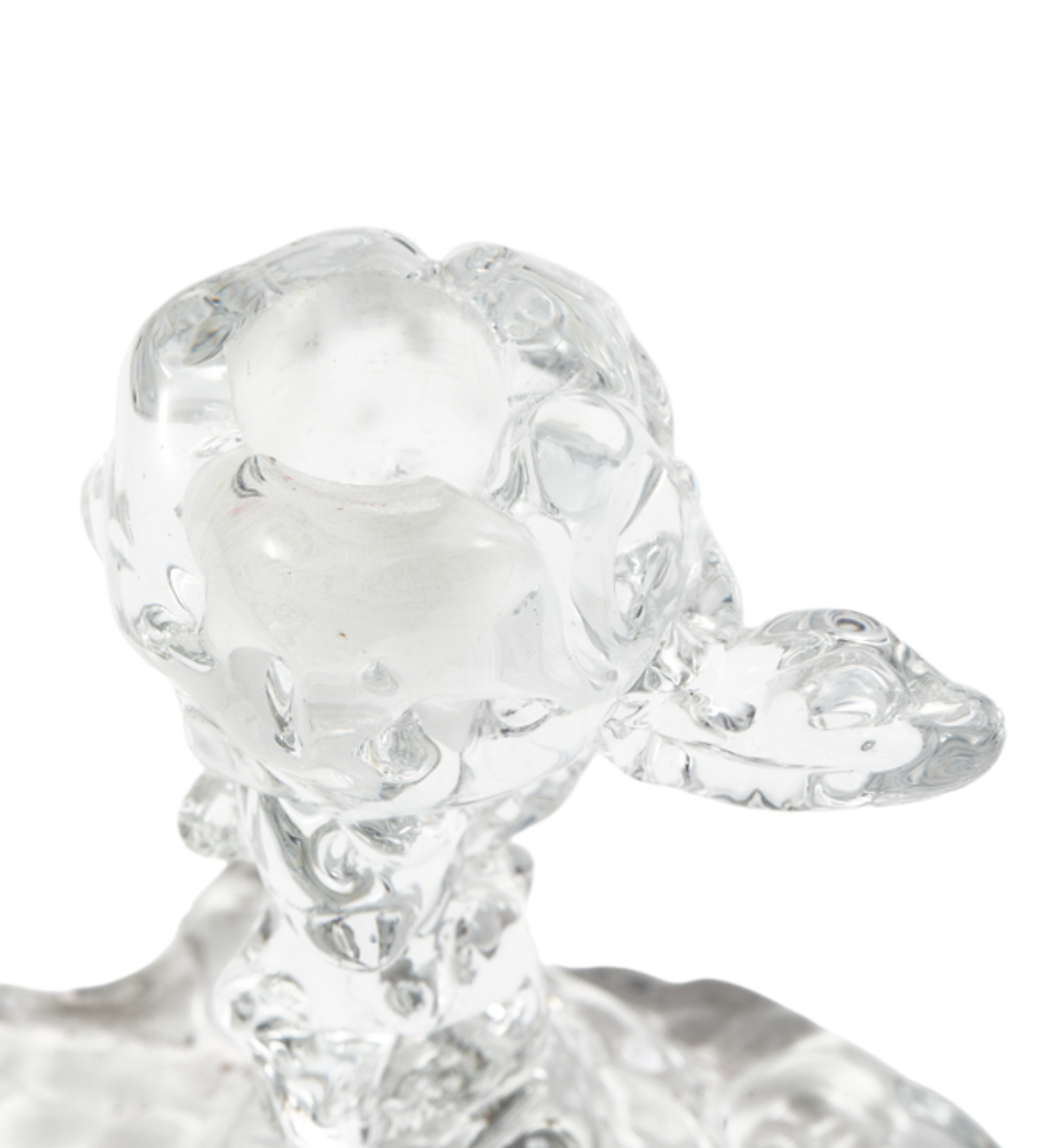 Svietnik GLASS DRIP priehľadný