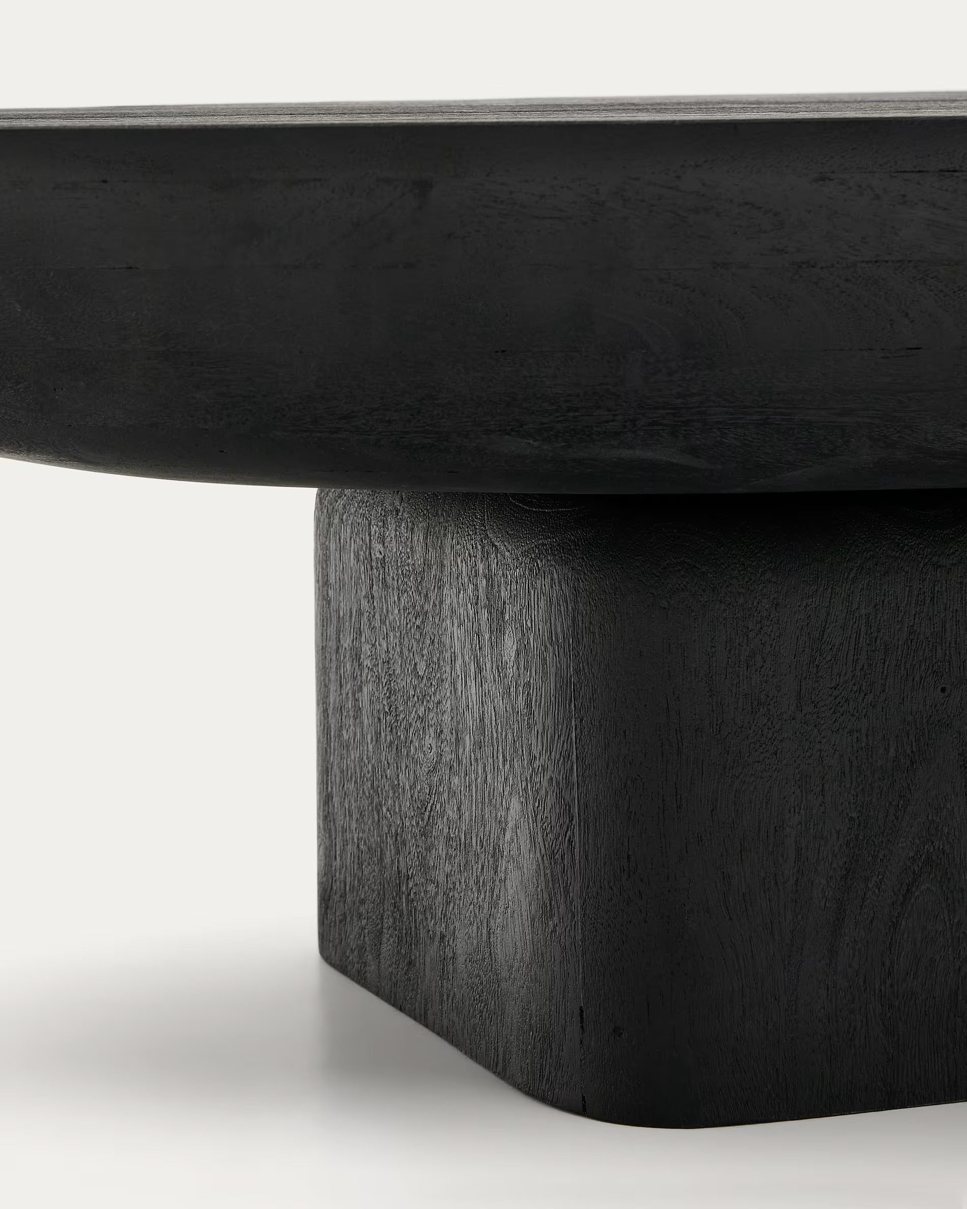 Kávový stolík OVAK čierny