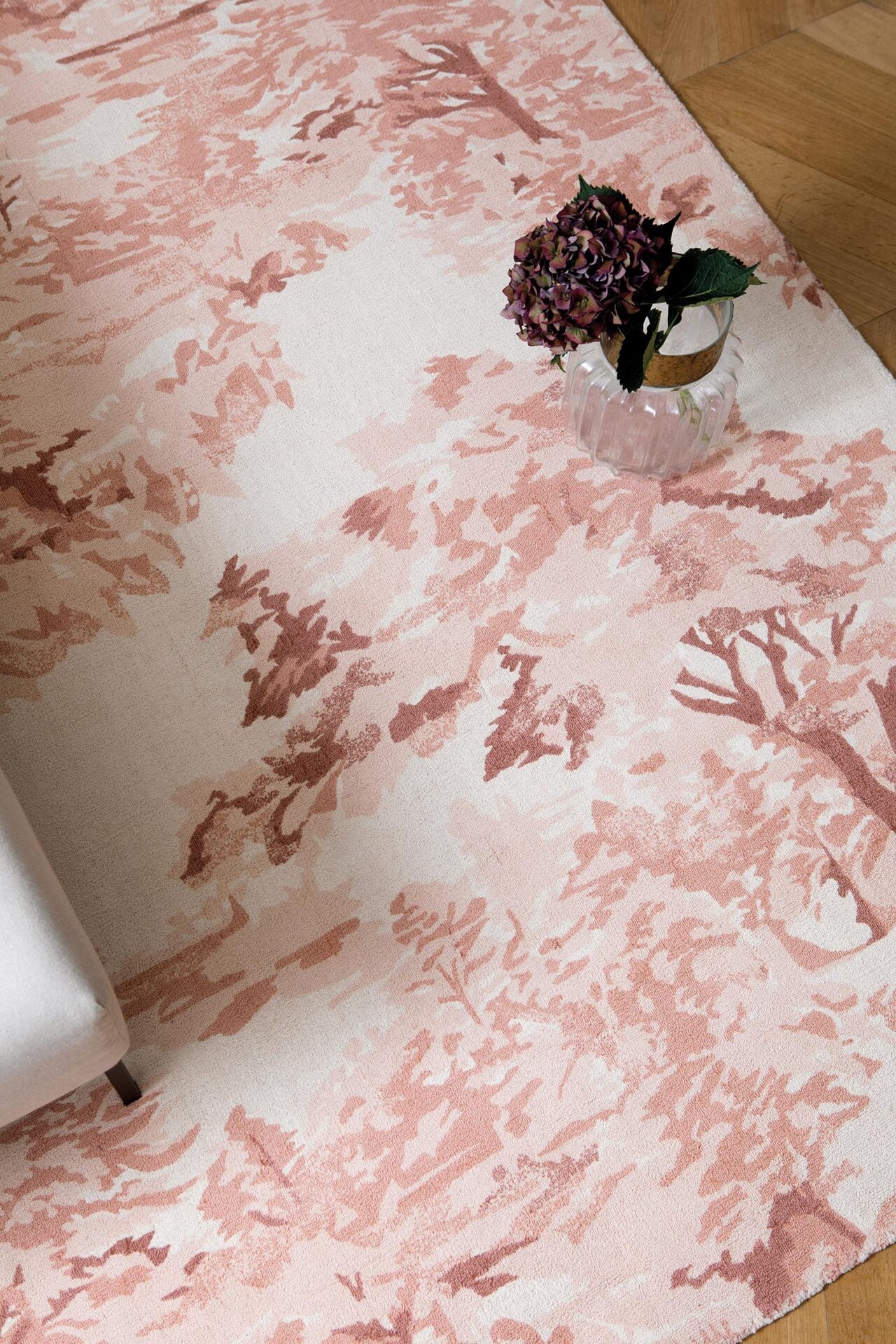 LANDSCAPE TOILE rug light pink