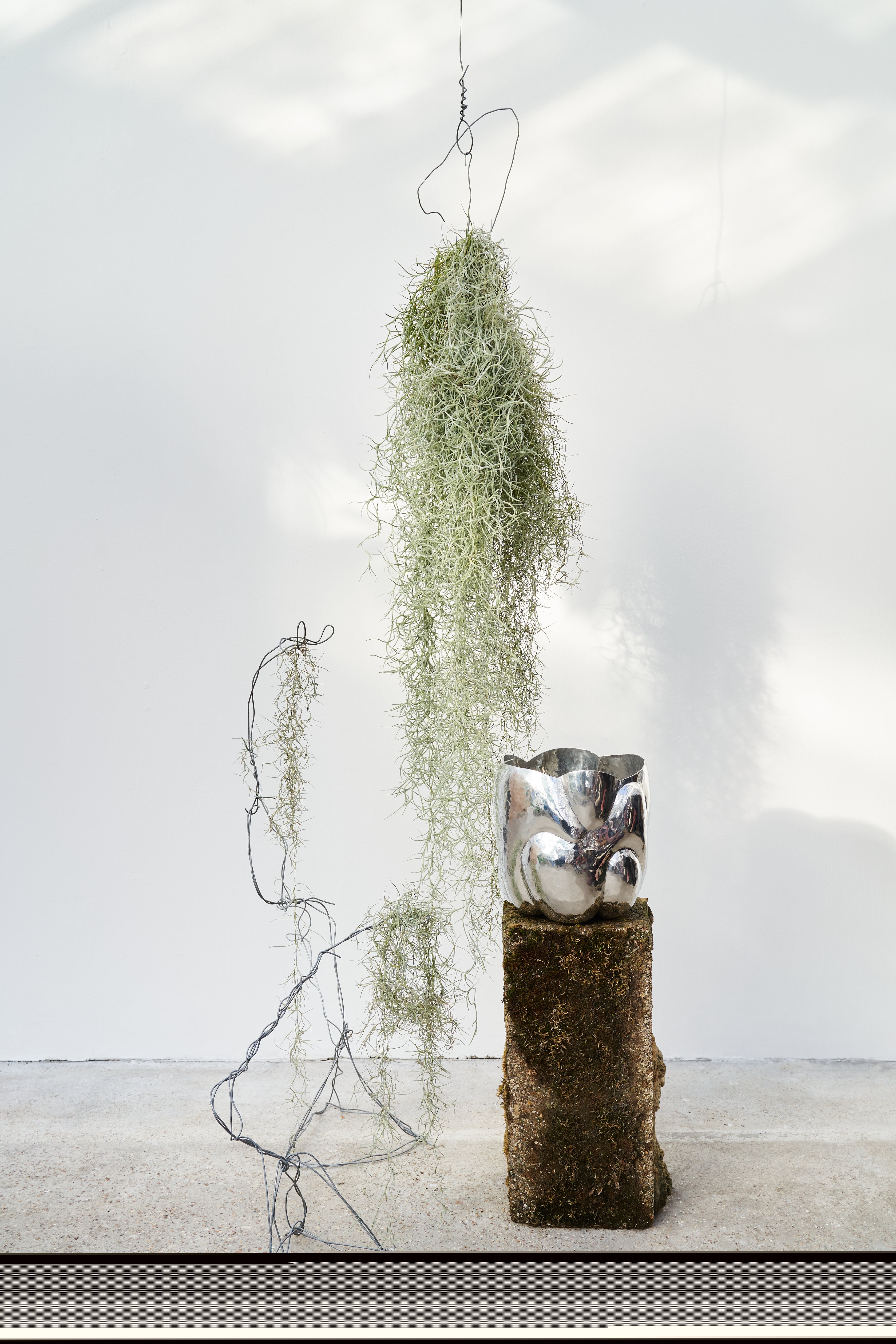 Váza CLOUD TALL strieborná