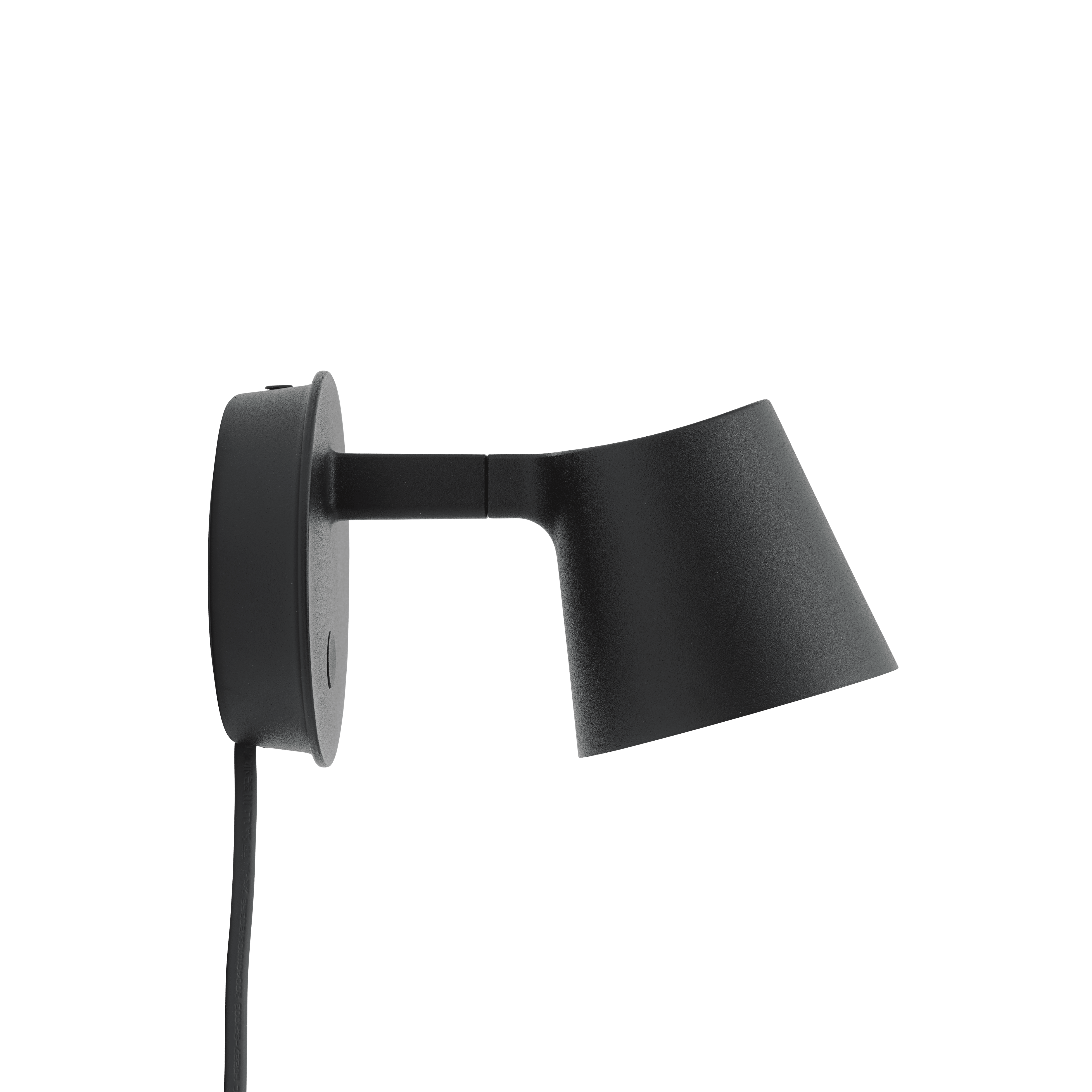 Lampa ścienna regulowana TIP czarny