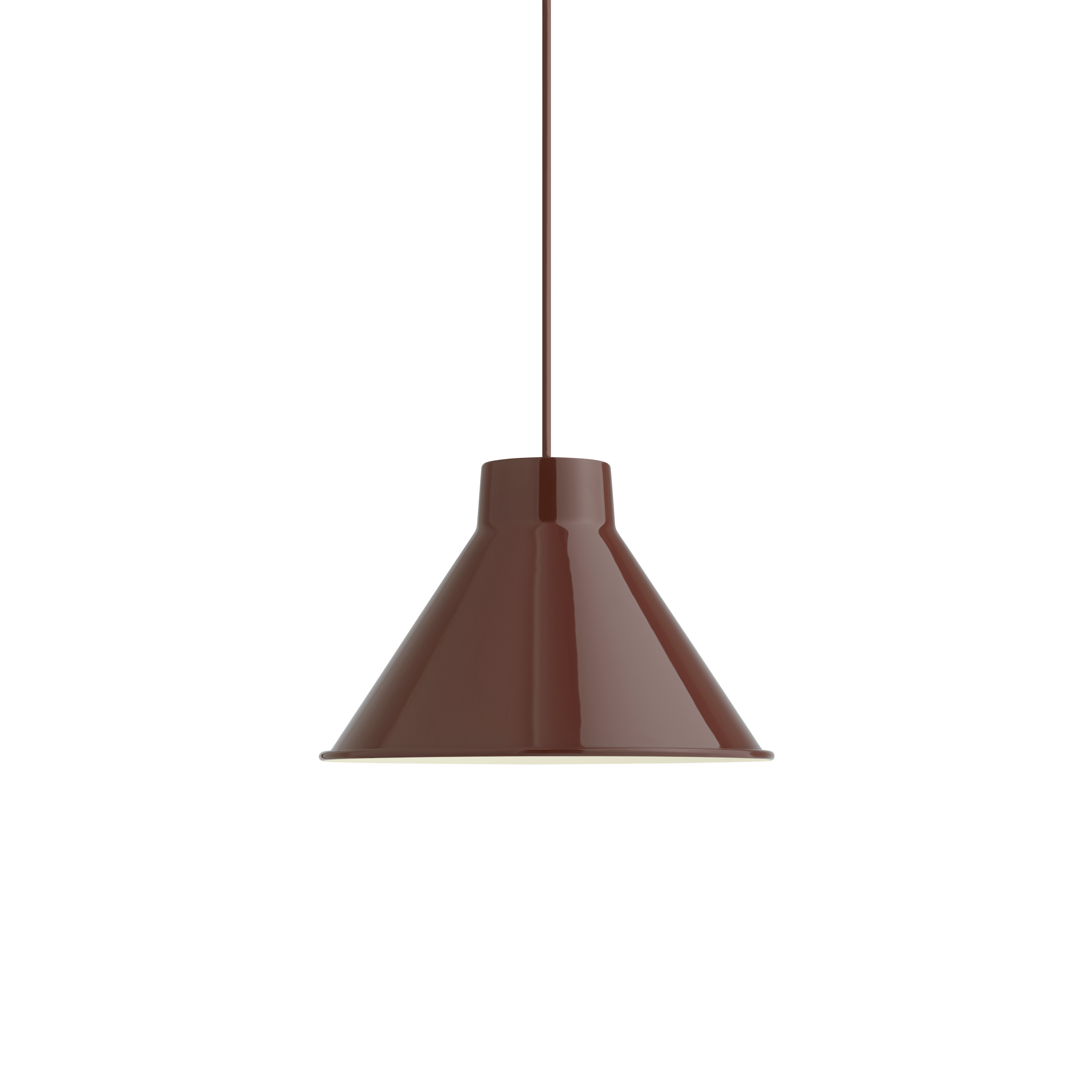 Závesná lampa TOP bordová