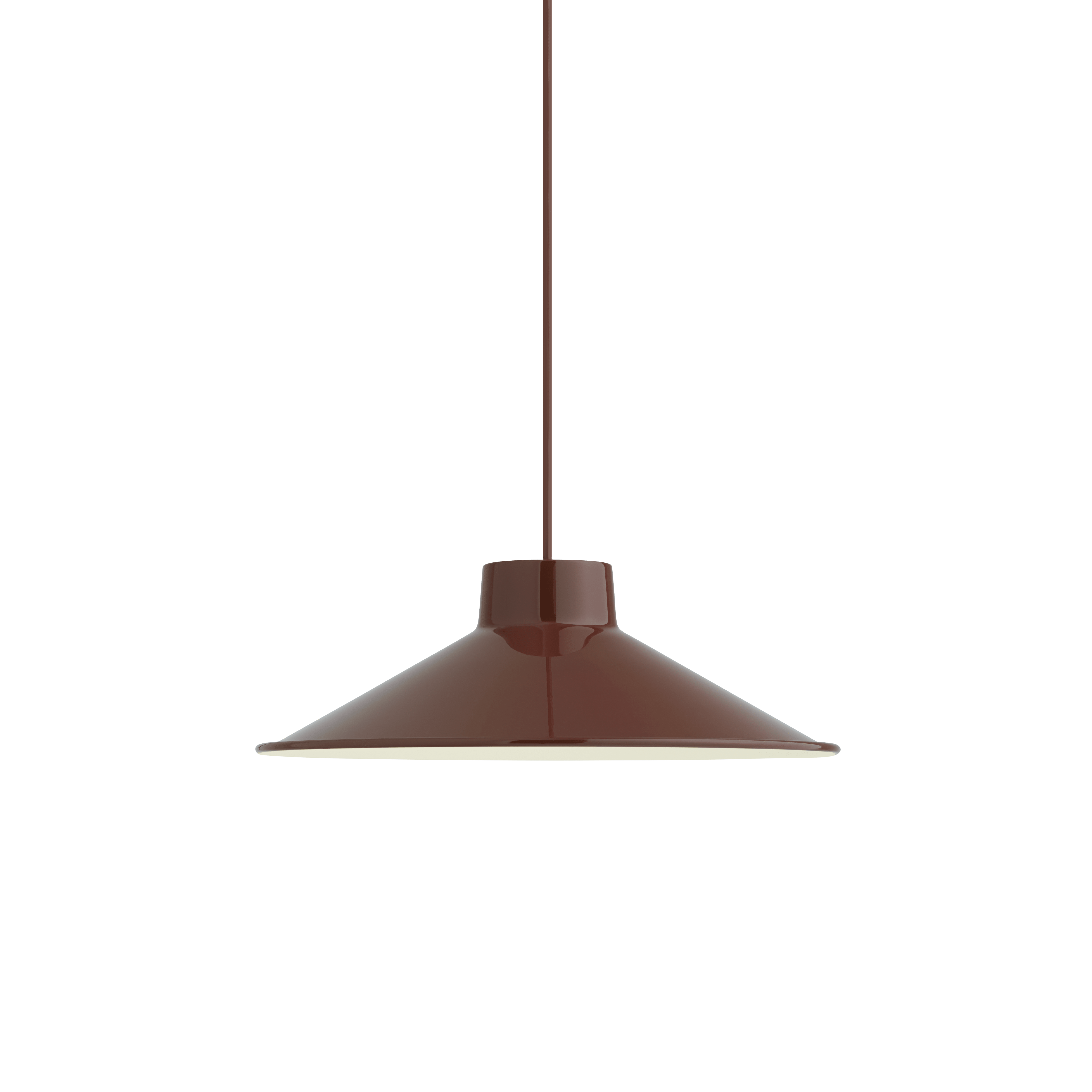 Závesná lampa TOP bordová