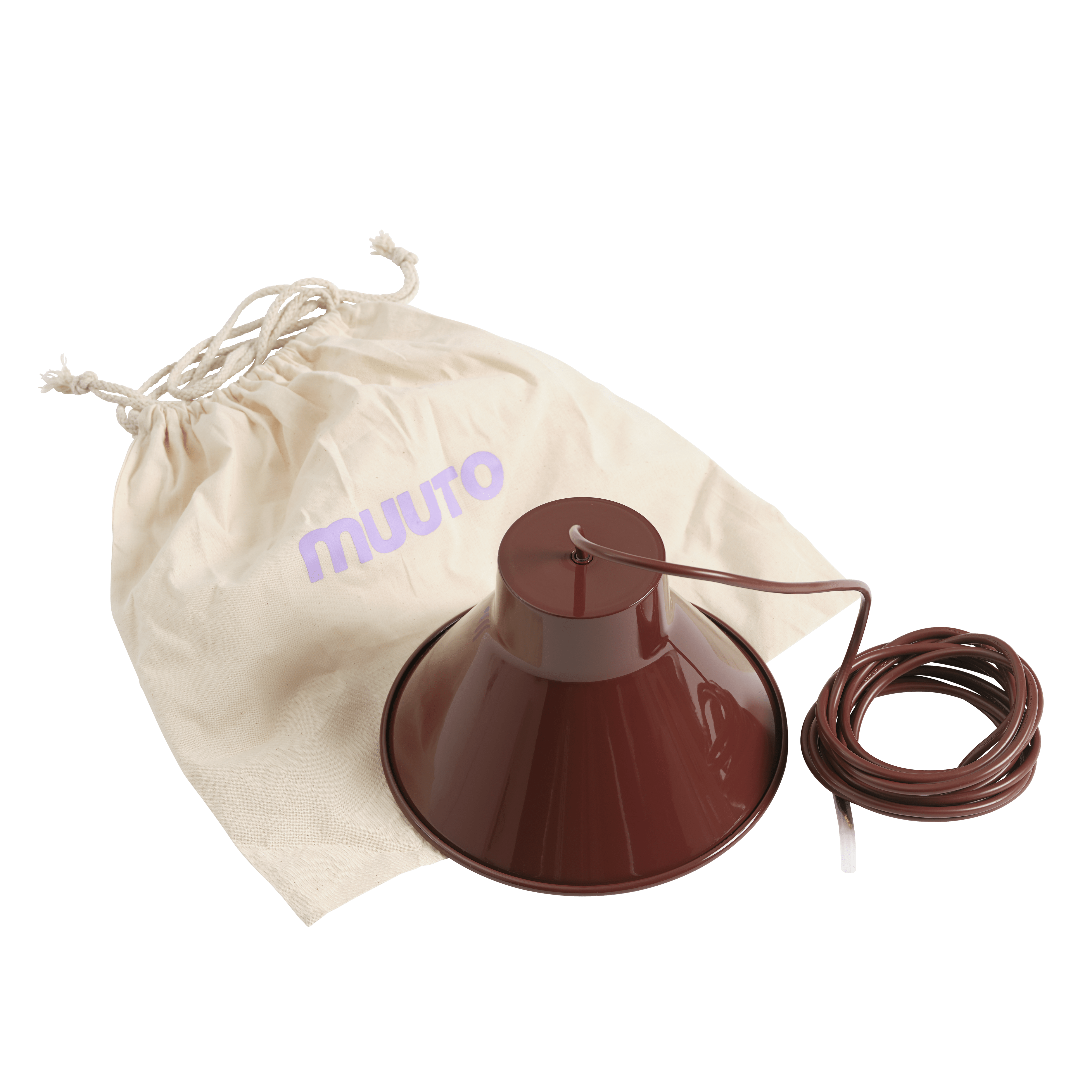 Závesná lampa TOP bordová