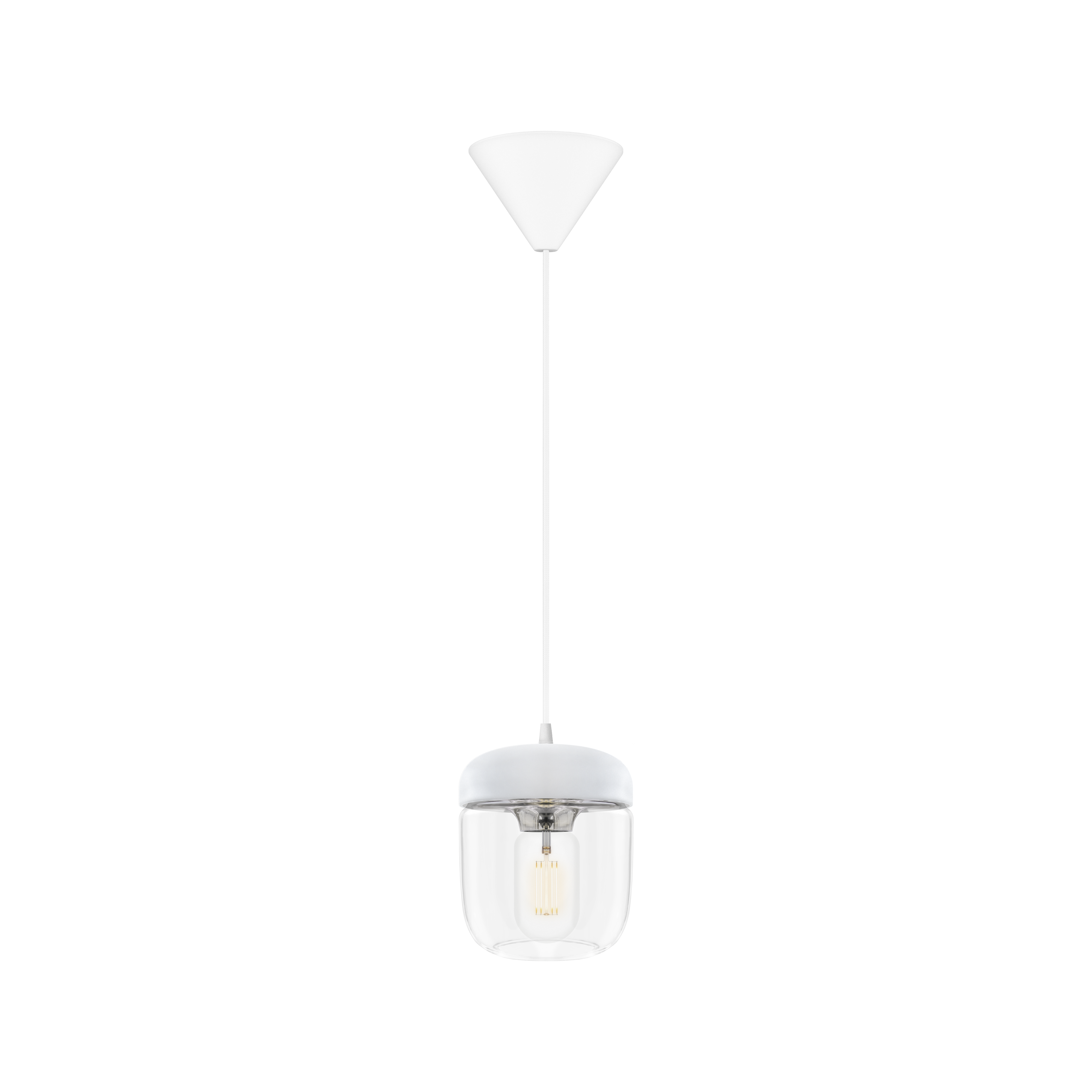 Klosz ACORN biało srebrny [Amelia] UMAGE    Eye on Design