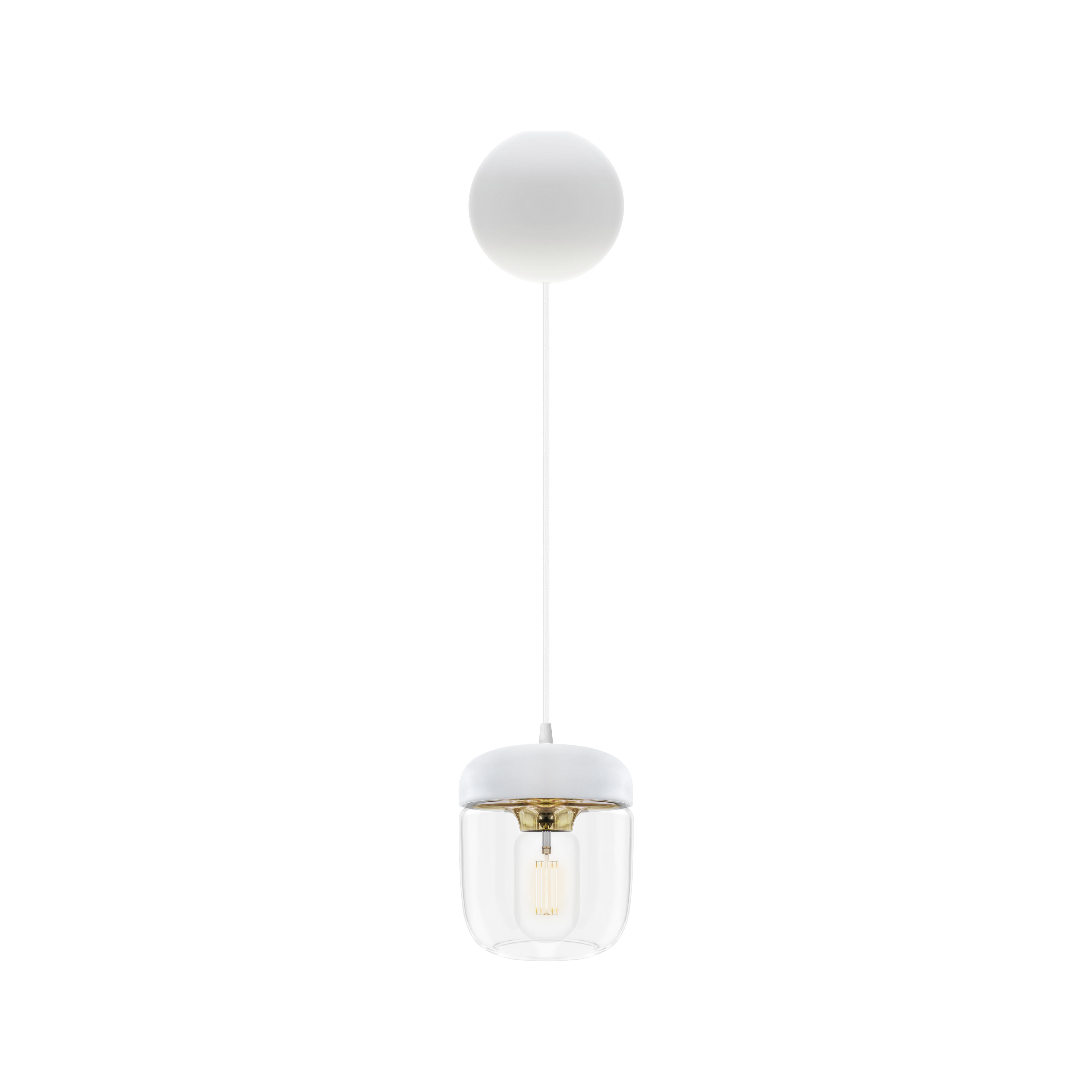 Klosz ACORN biało złoty [Amelia] UMAGE    Eye on Design