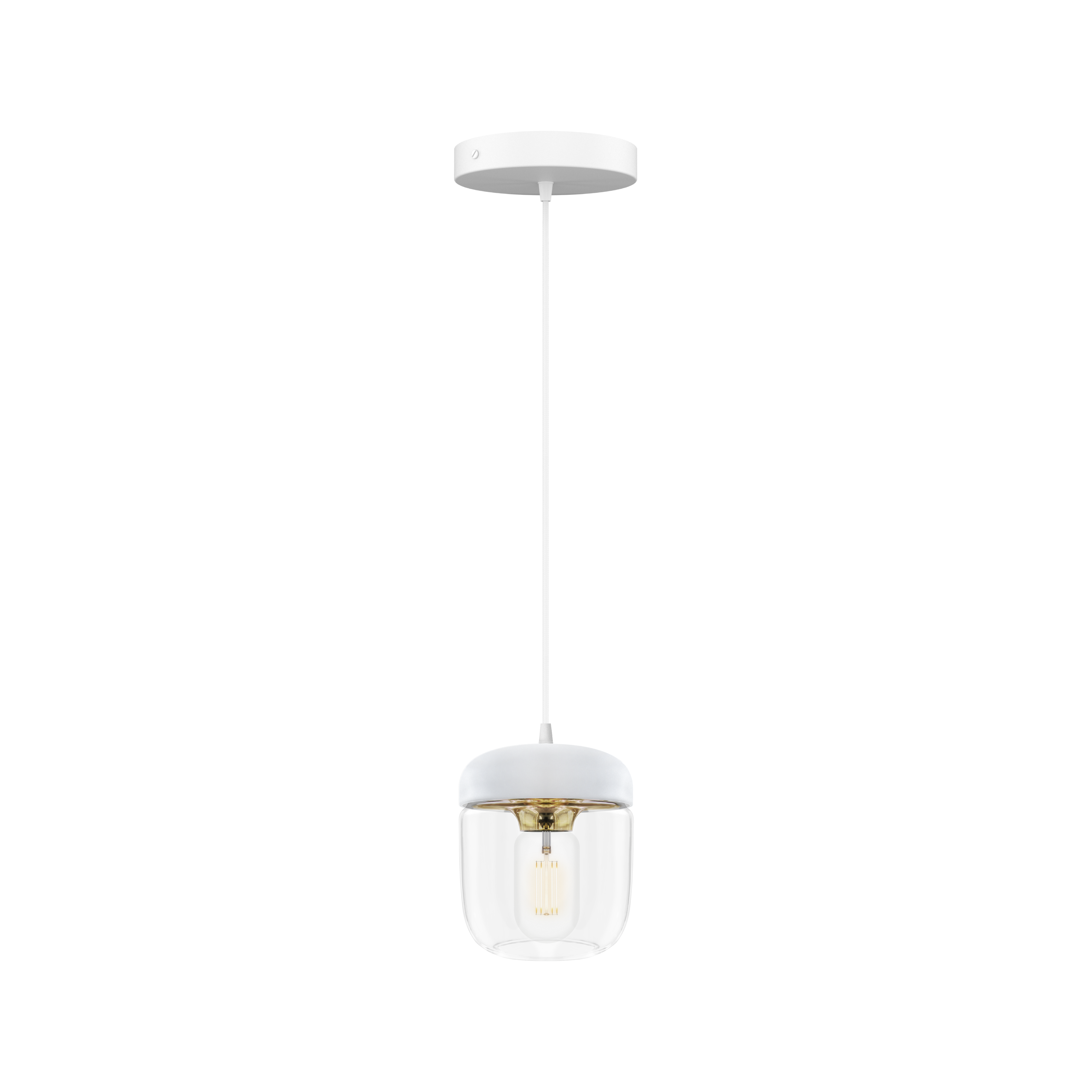 Klosz ACORN biało złoty [Amelia] UMAGE    Eye on Design