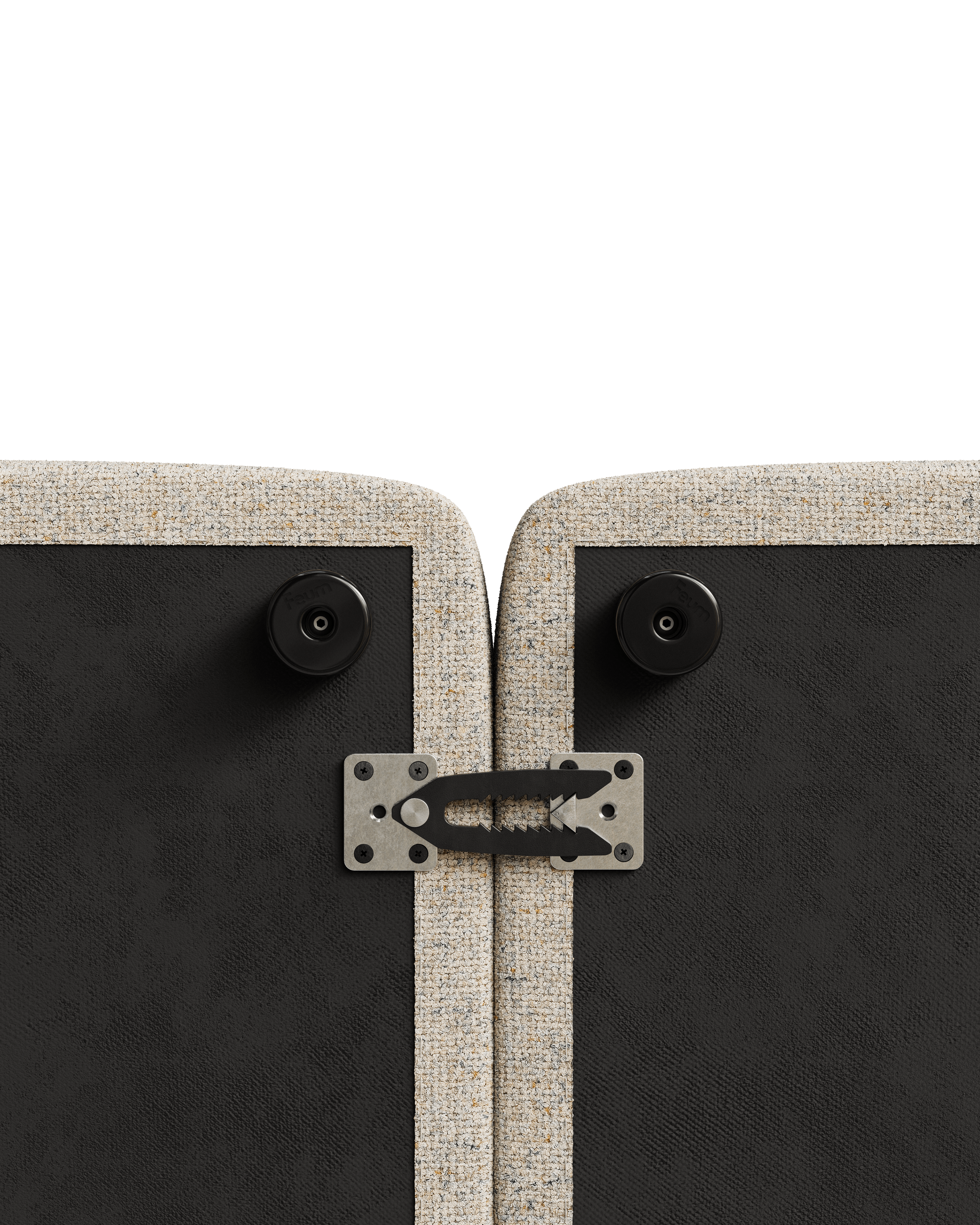 Modulárna pohovka pre 2 osoby UMI gaštanovo červená