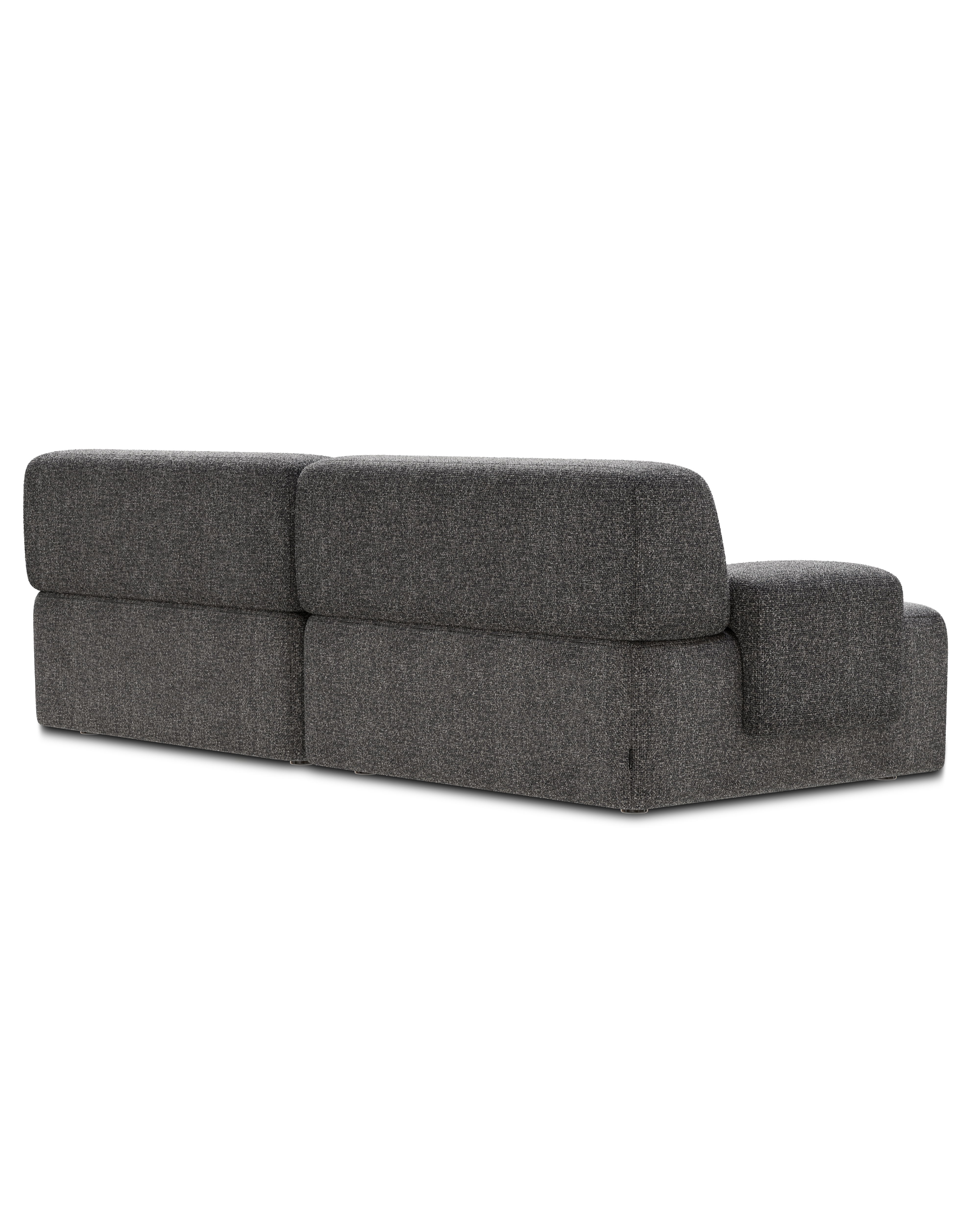 Modular 2-Seater Sofa UMI Stone Black