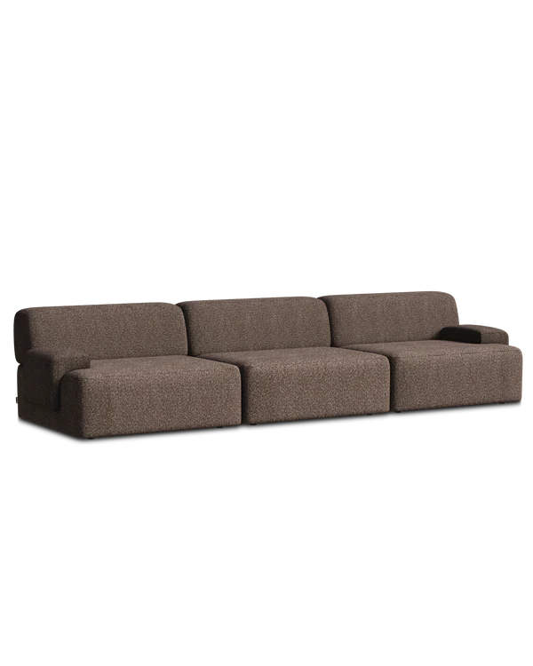 UMI Modular Sofa - Left Element in Brown