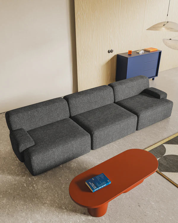 UMI Modular Sofa - Central Element in Stone Black