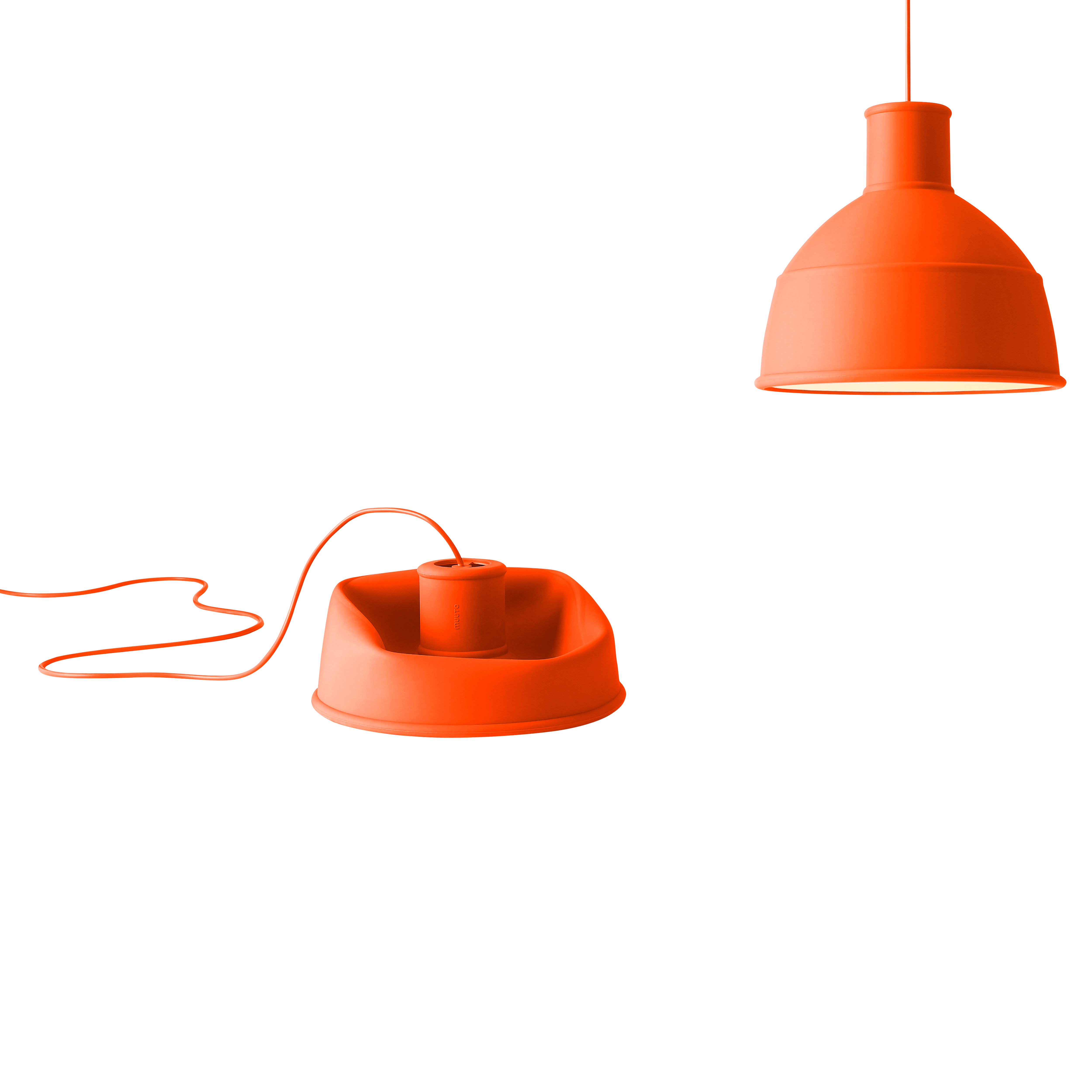 Lampa wisząca UNFOLD pomarańczowy