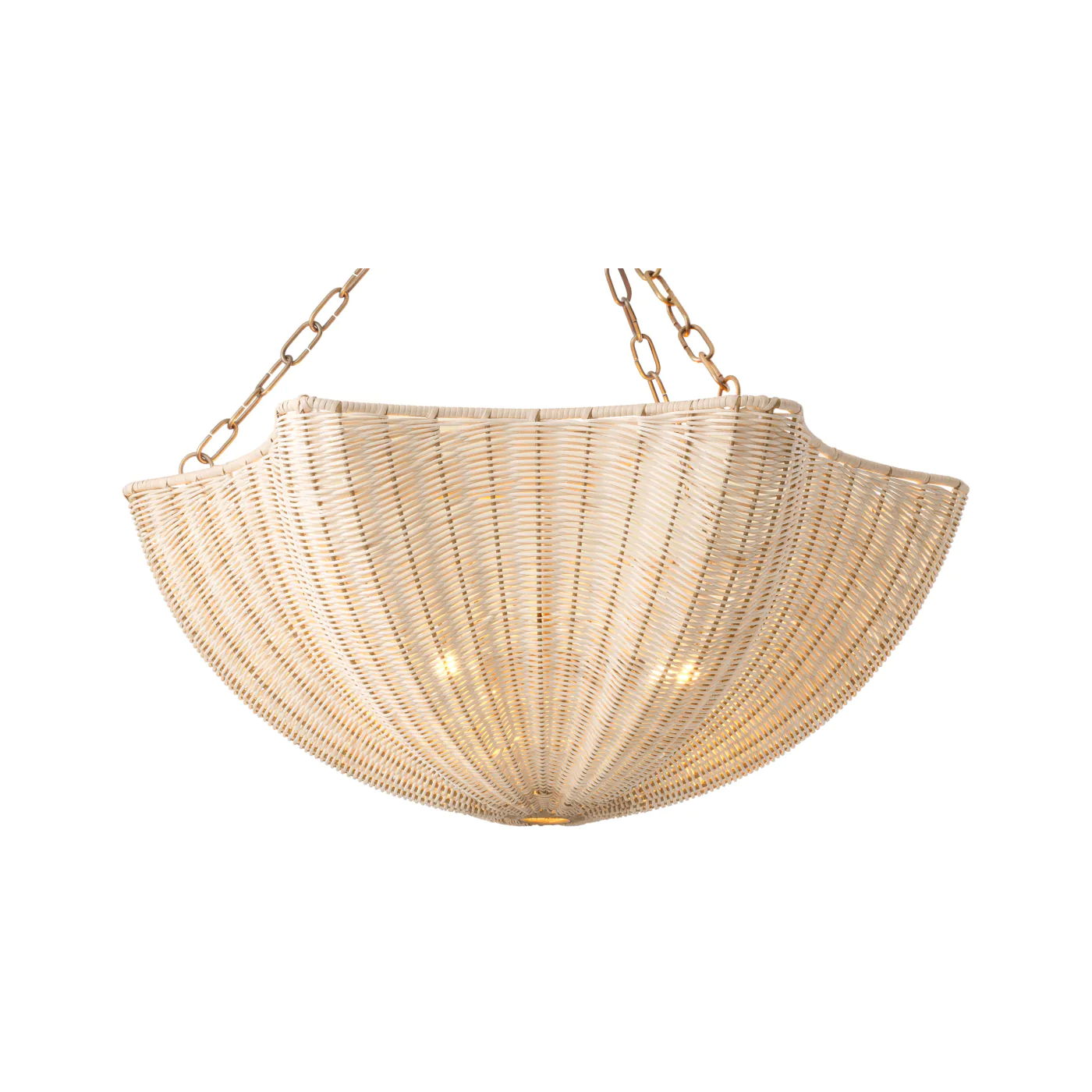 Hanging lamp Los Palmos Natural Cut