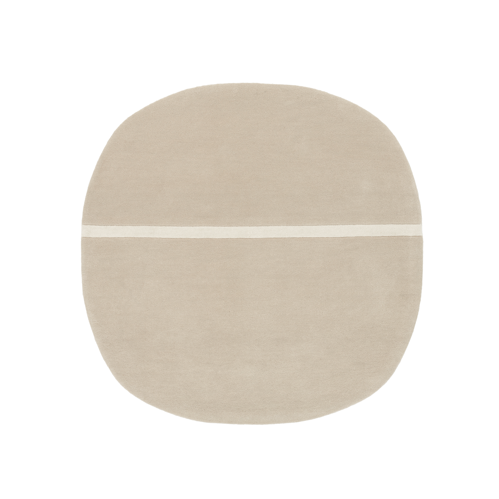 OVAL rug OONA sand
