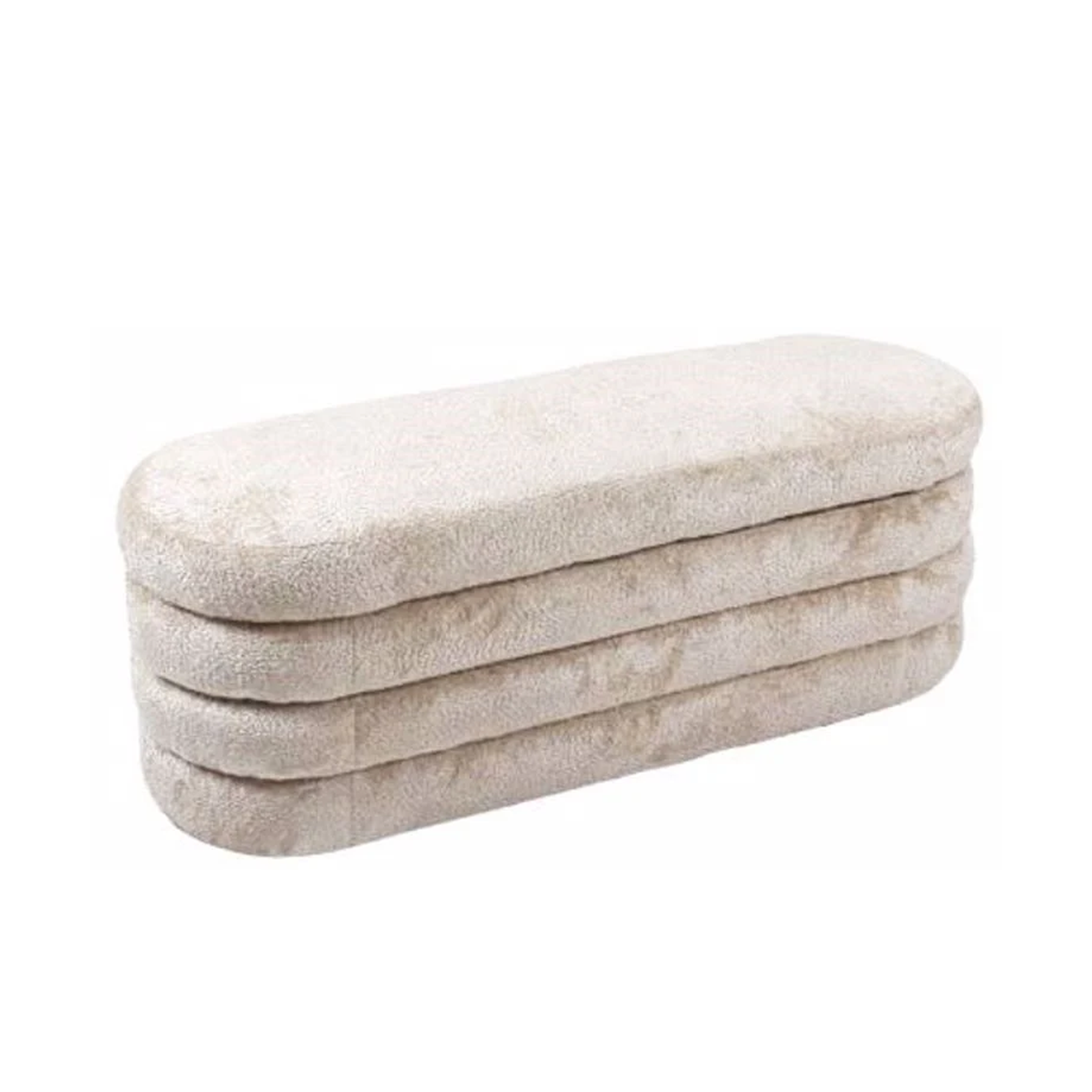 Puf MILÝ KRÉMOVÝ béžový